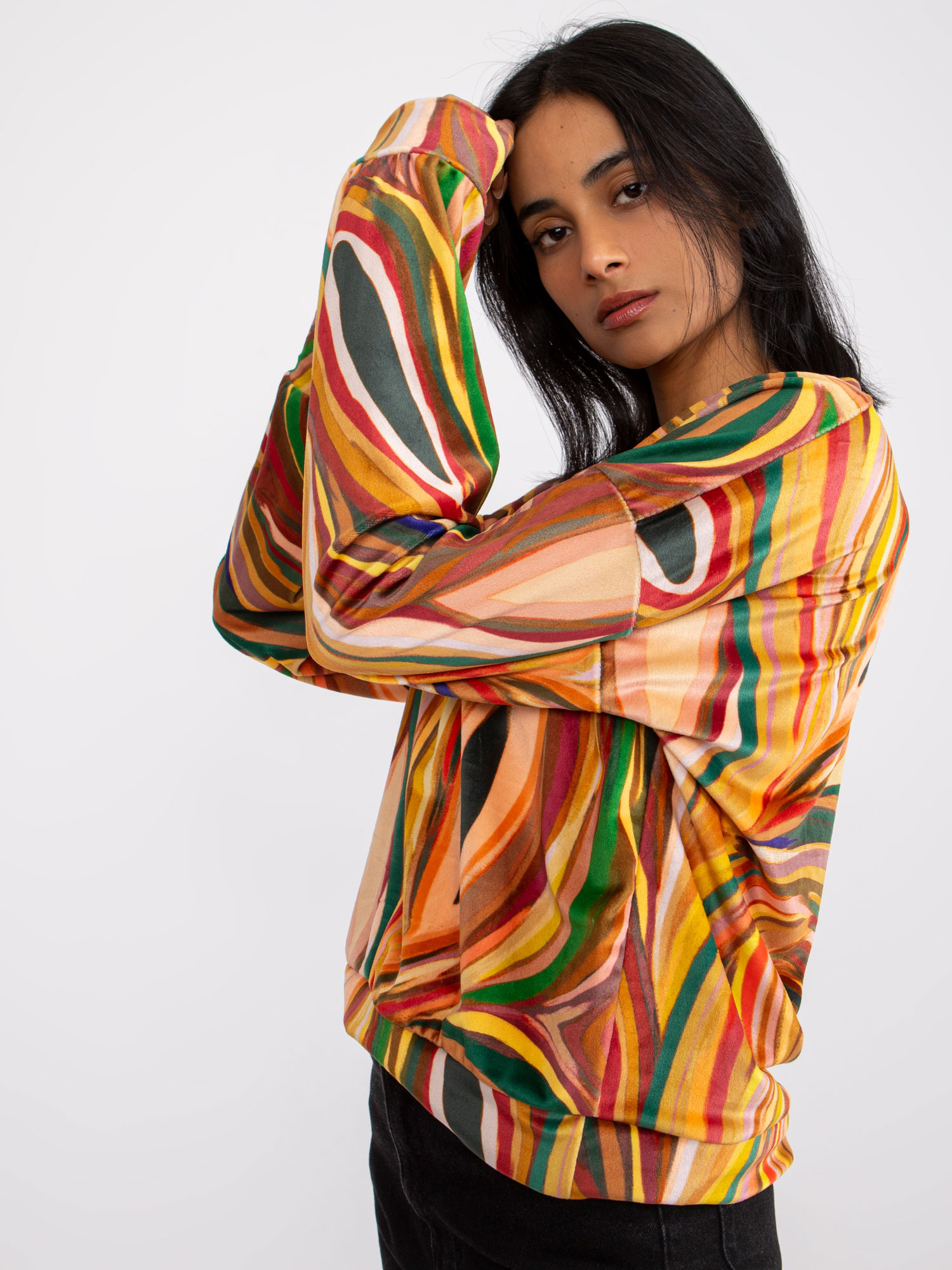 Blouse-DHJ-BZ-6033.21P-dark yellow