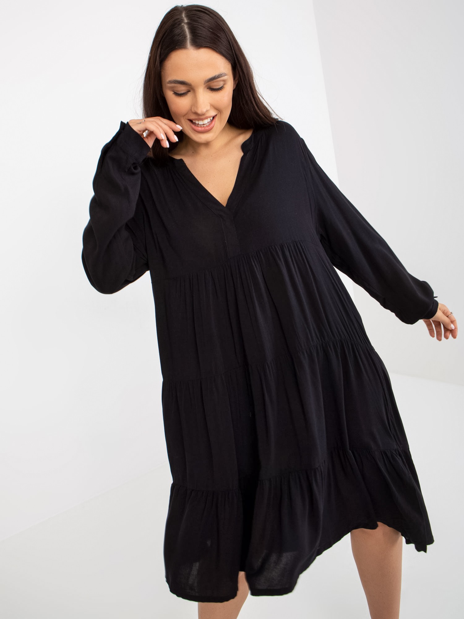 Dress-D73761M30361A-black