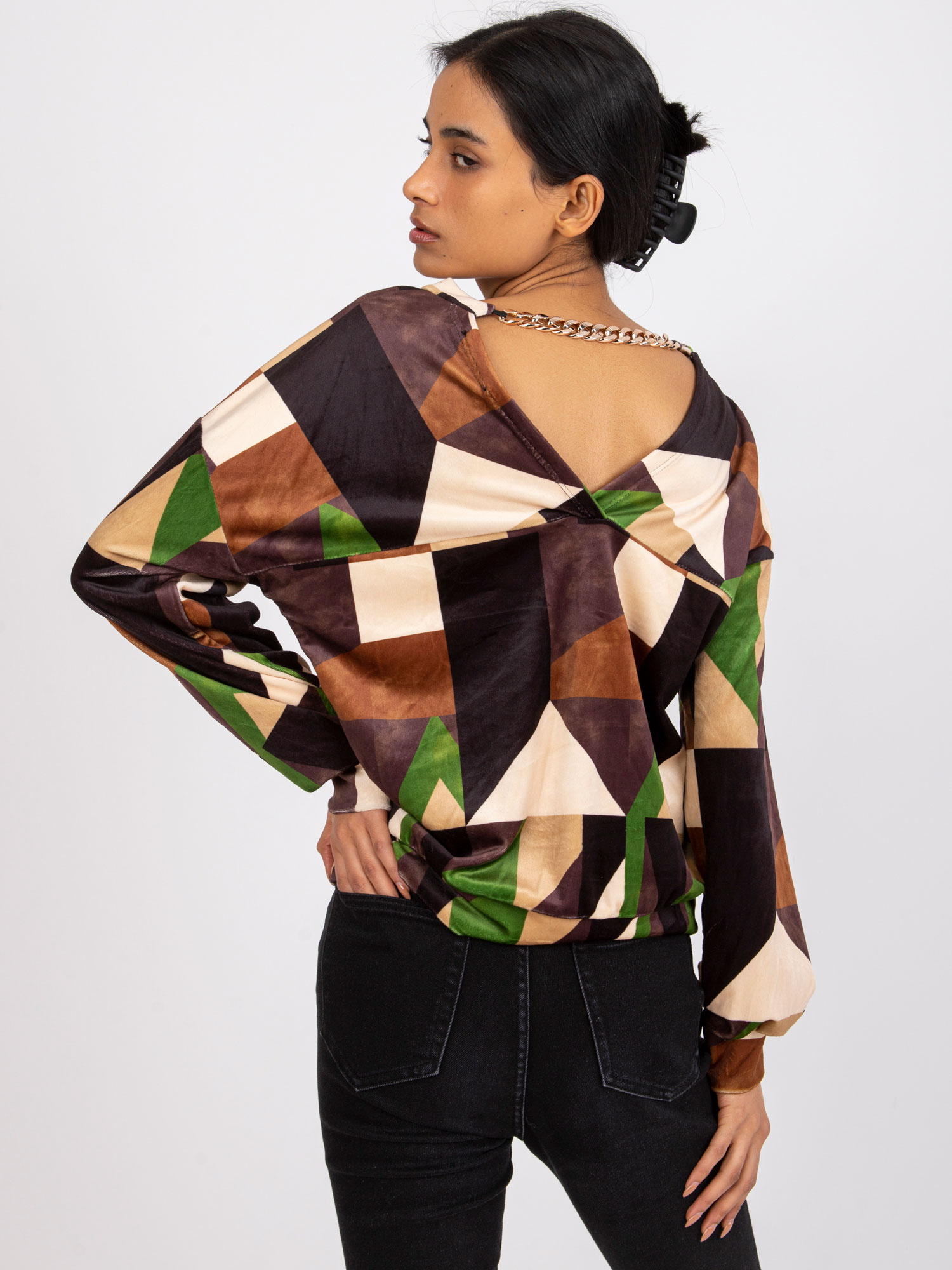 Blouse-DHJ-BZ-6550.74P-brown