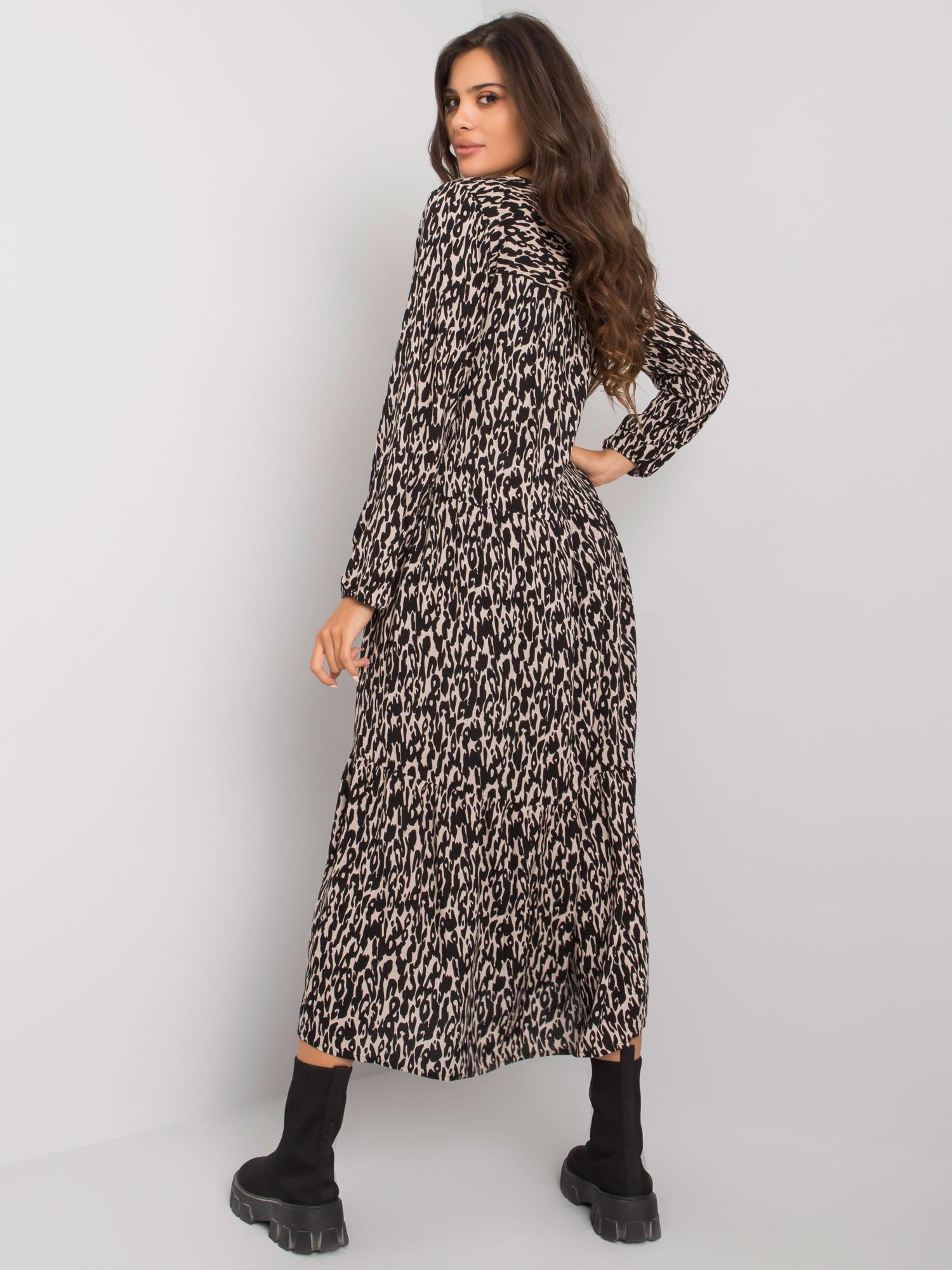 Dress-D73771M30225A1EN-black-beige