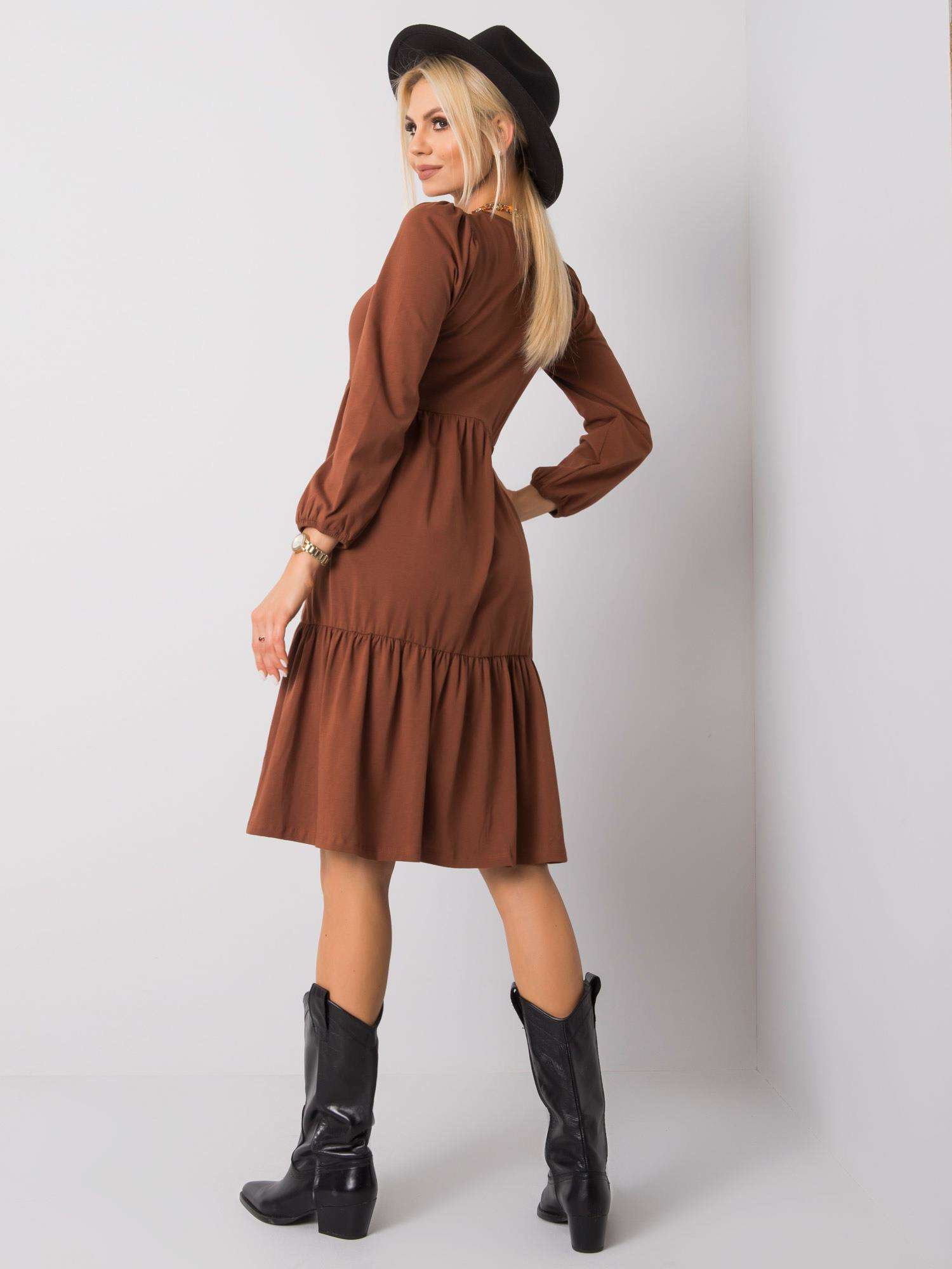 Dress-RV-SK-5832.18X-brown