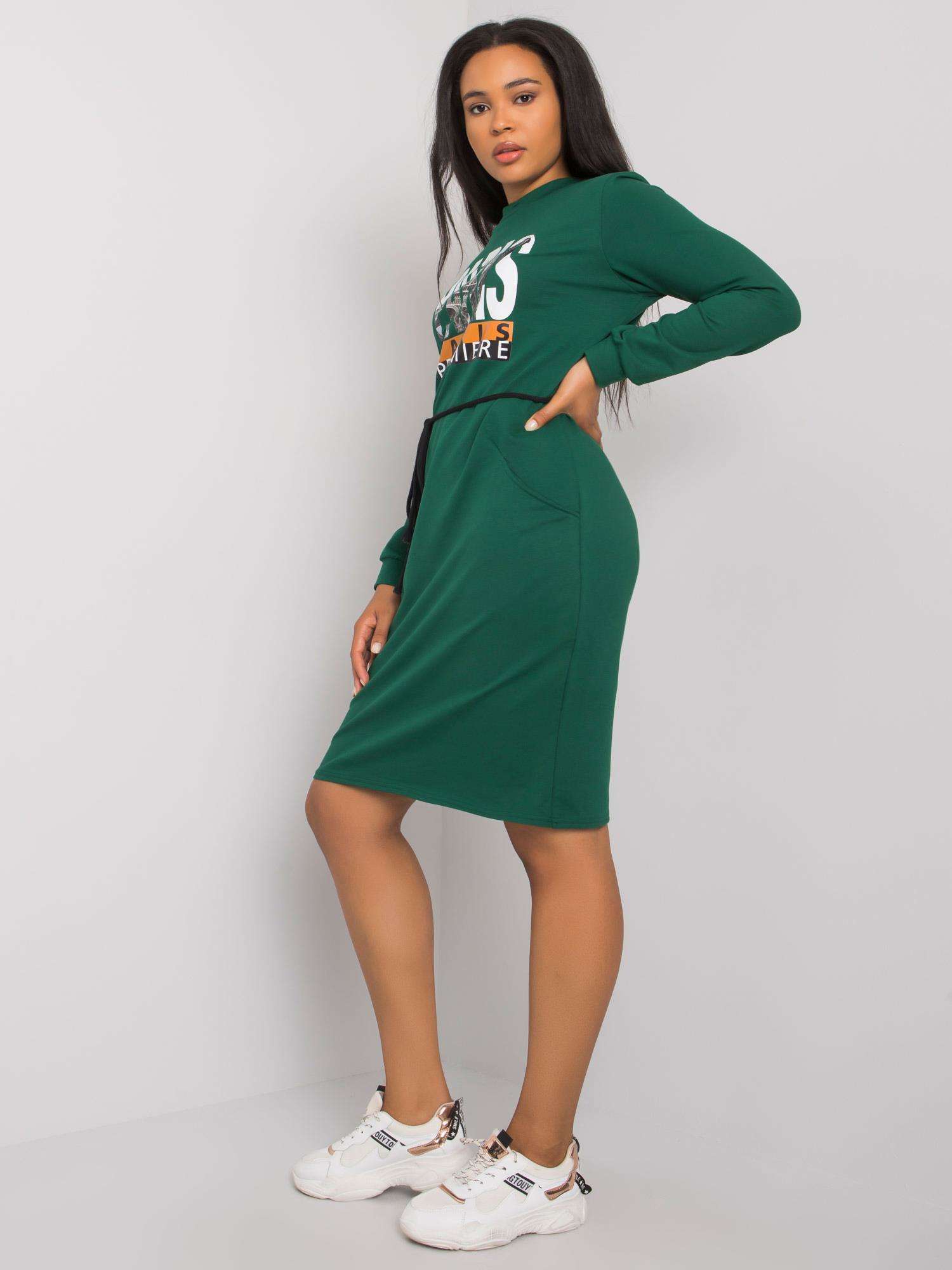 Dress-LK-SK-508299.30-dark green