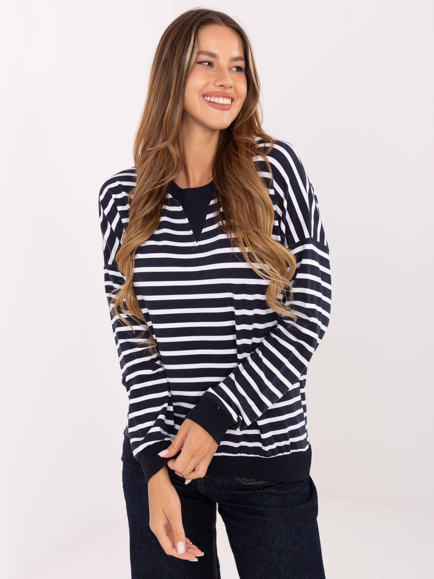 Blouse-RV-BZ-A901.55-navy blue