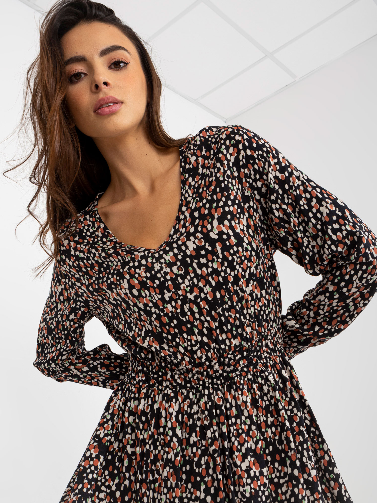 Dress-D73771M30365A-black-beige