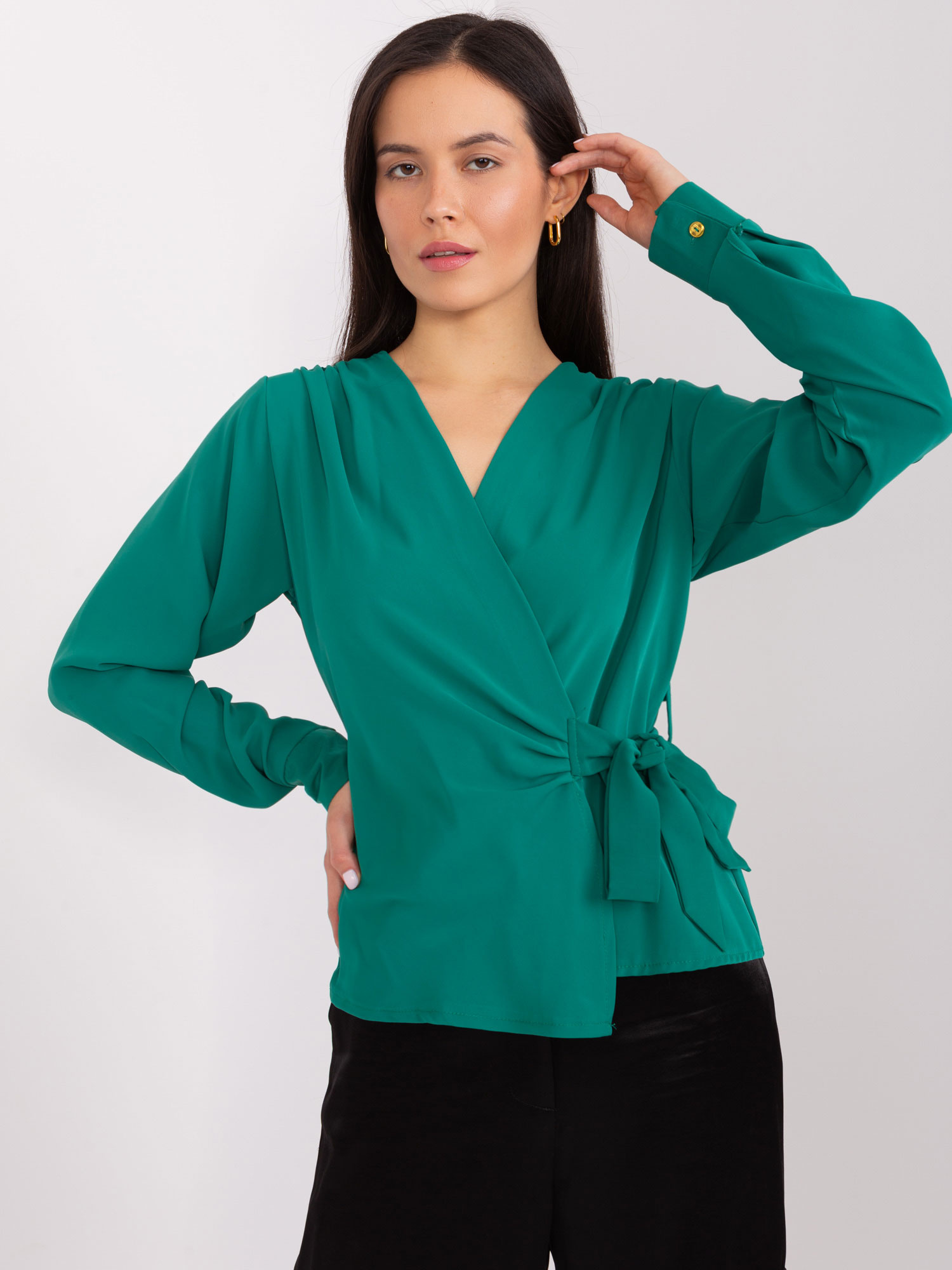 Blouse-EM-BZ-3035.36-dark green