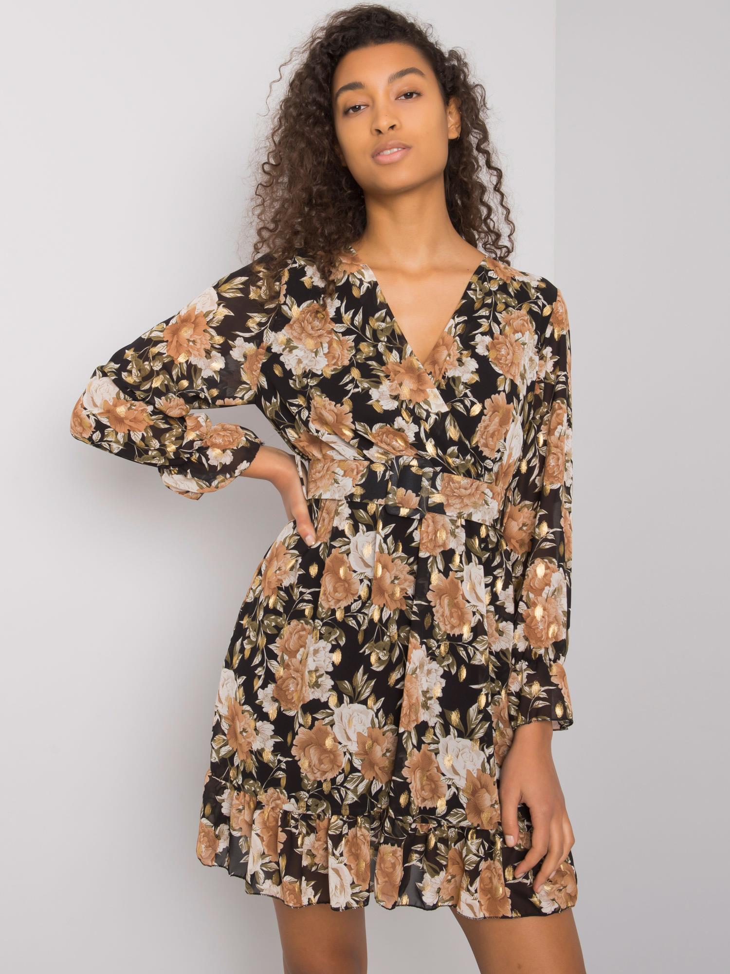 Dress-DHJ-SK-12220-2.14P-black-beige