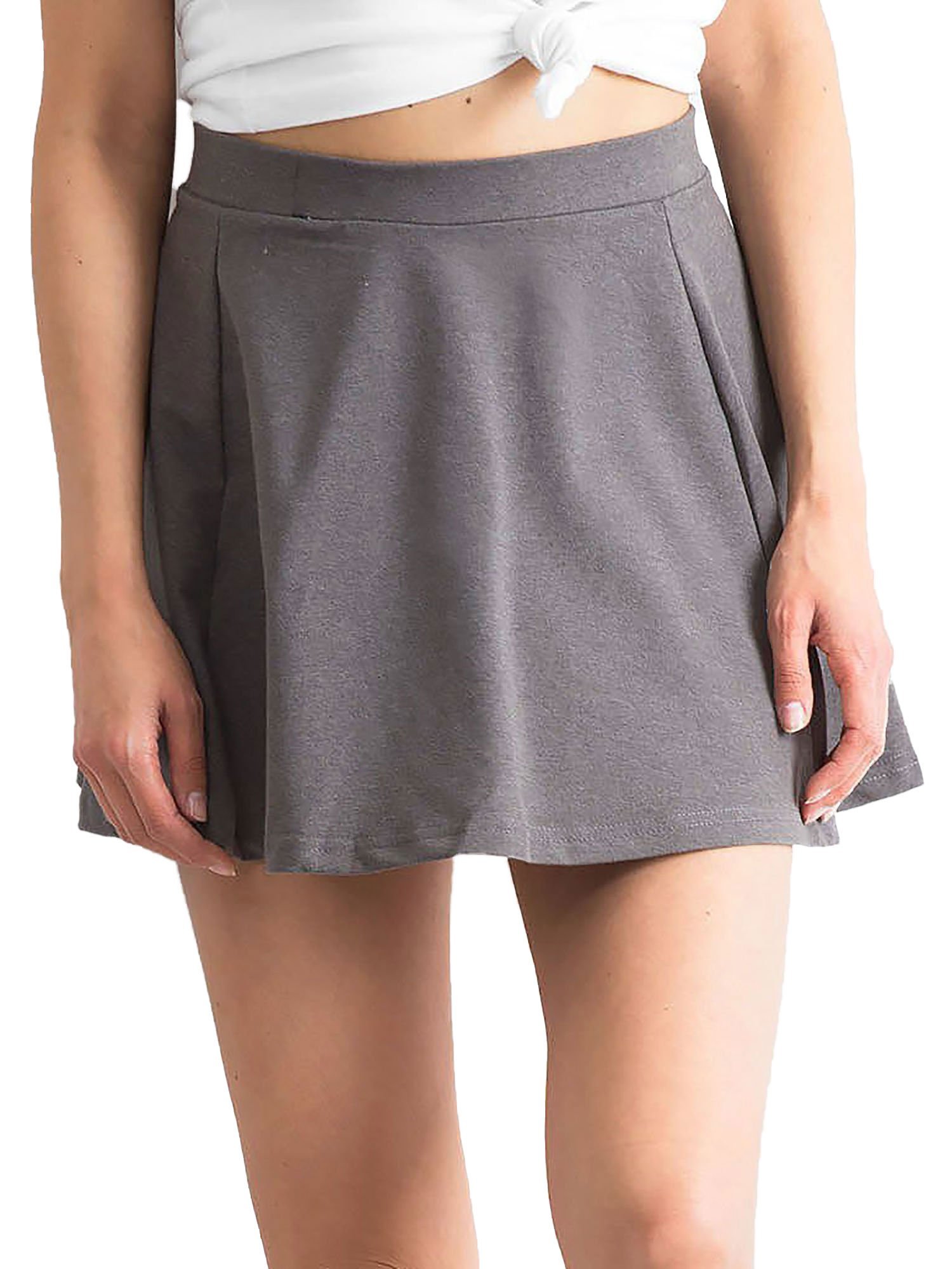 Skirt-PL-SD-1565.19-dark gray