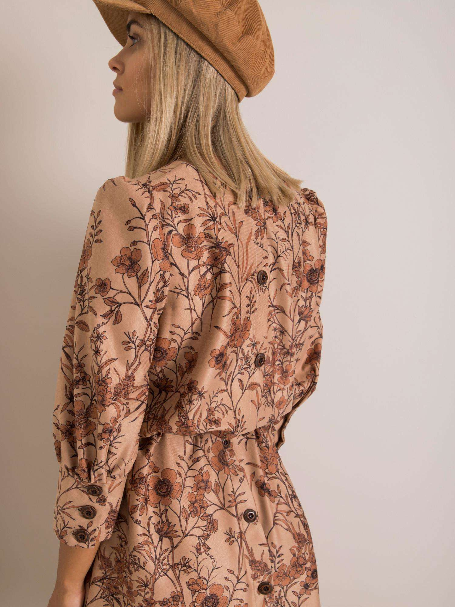 Dress-LK-SK-508143.72P-light brown