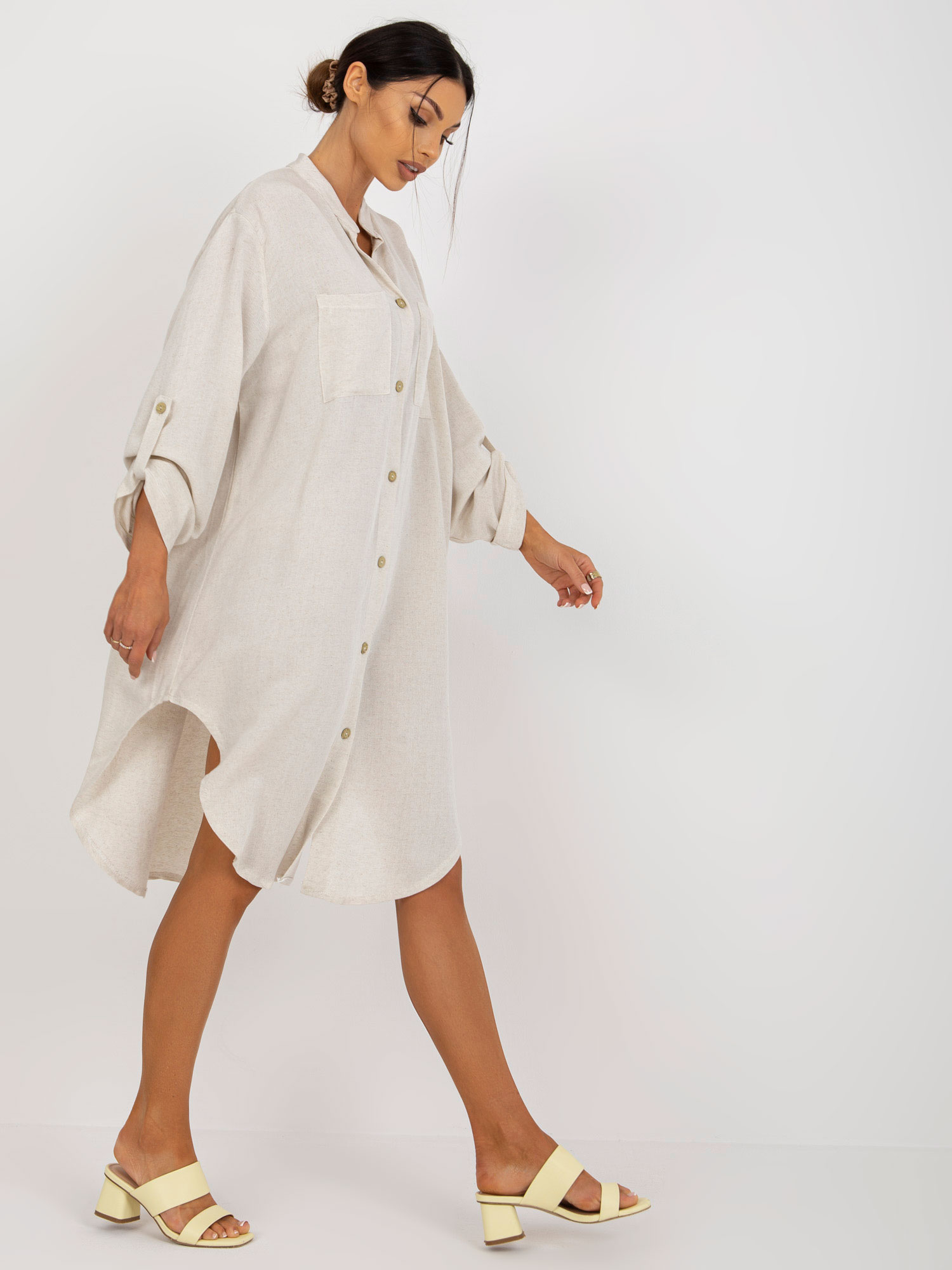 Dress-TW-SK-BE-199D.85P-light beige