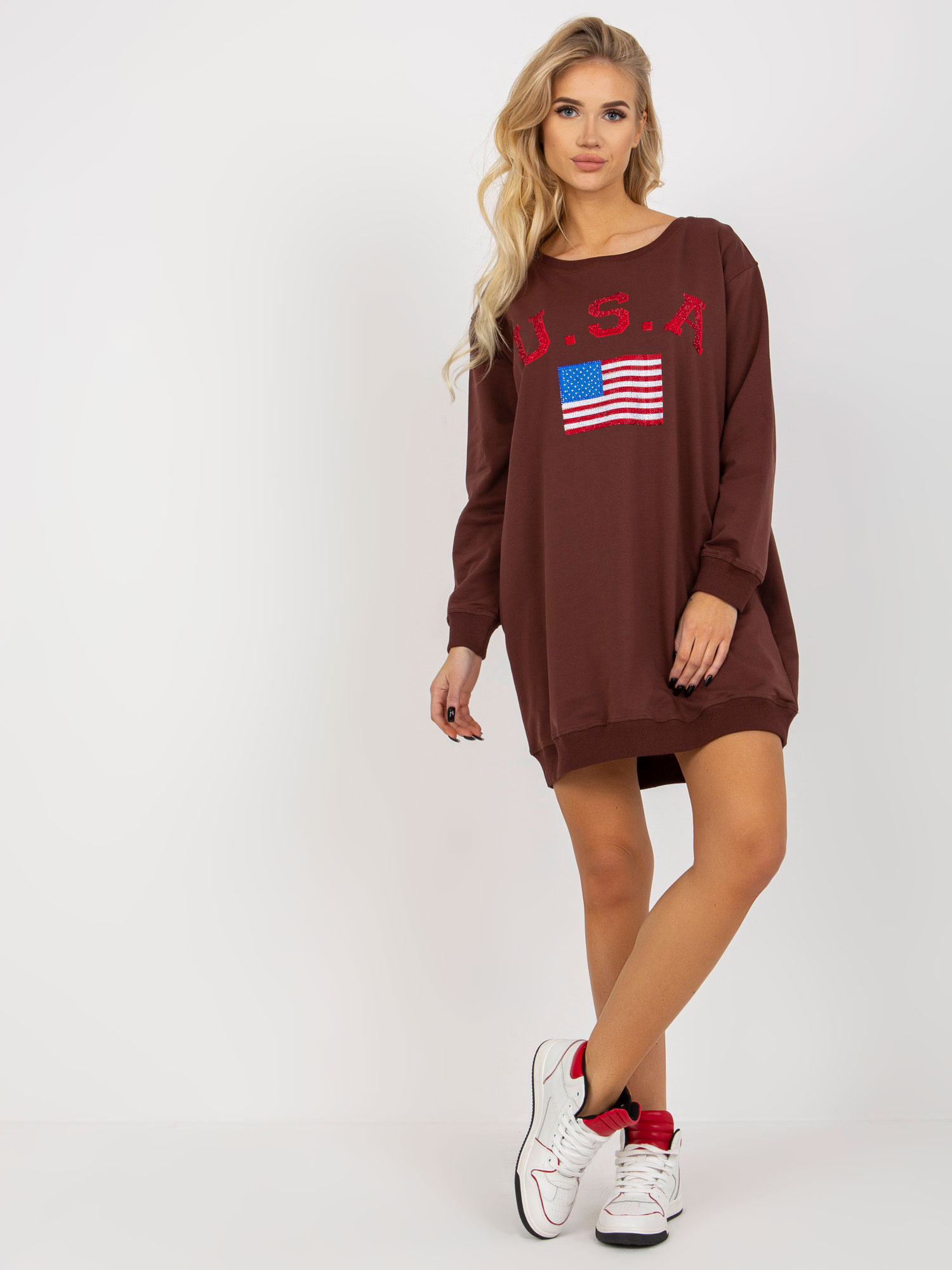 Sweatshirt-VI-BL-3192.23P-dark brown