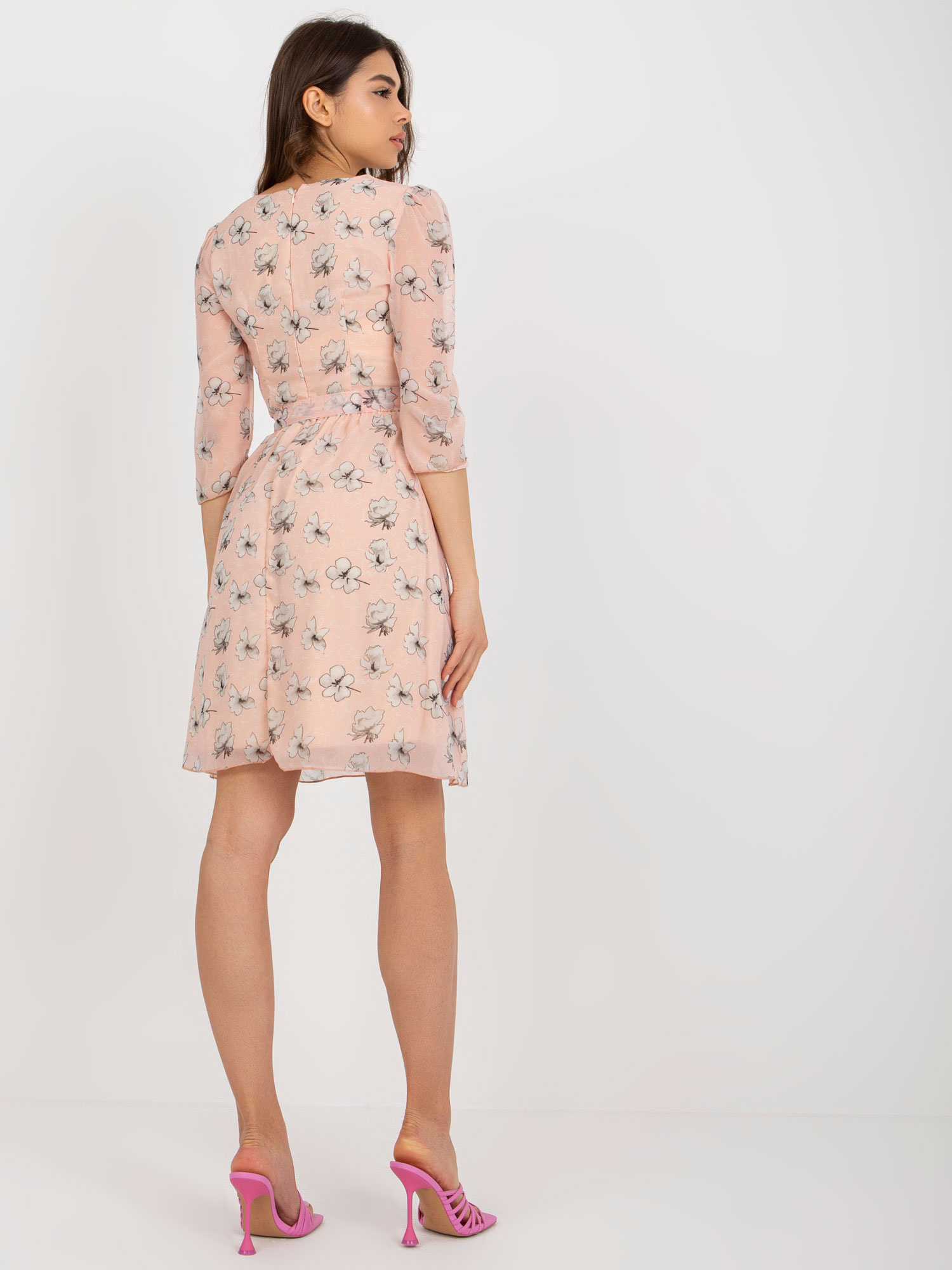 Dress-LK-SK-508006.92P-Light Pink