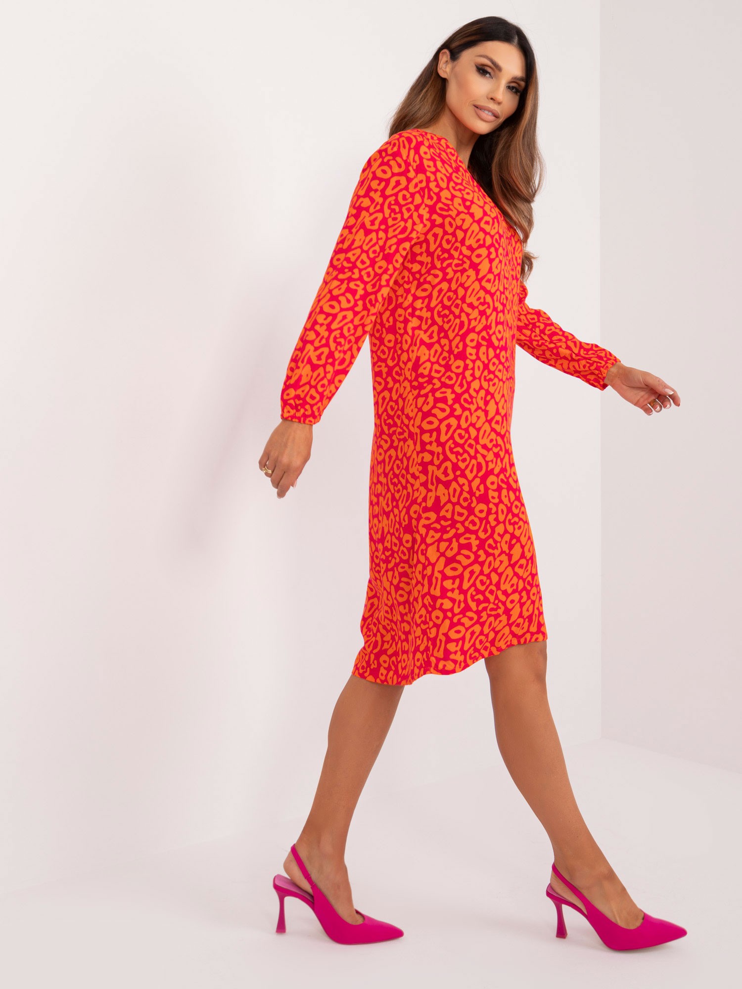 Dress-D73771M30427B-fuchsia