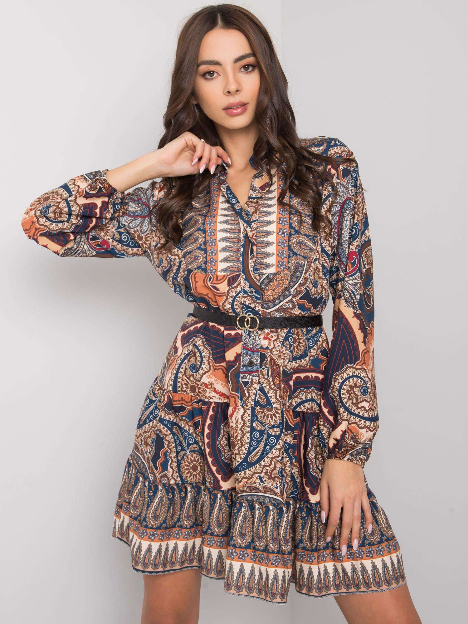 Dress-DHJ-SK-15053.61-dark blue