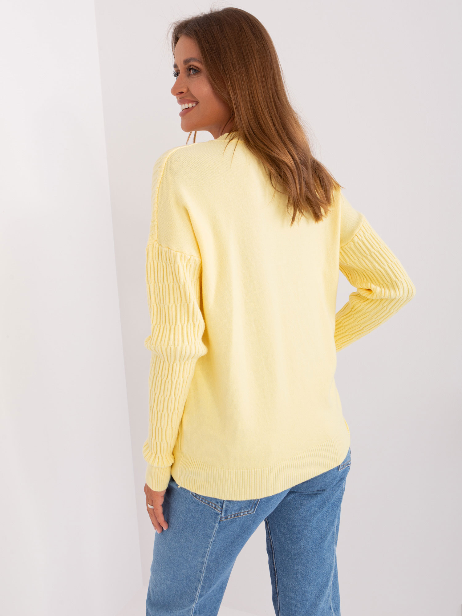 Sweater-AT-SW-2338.14P-Light Yellow