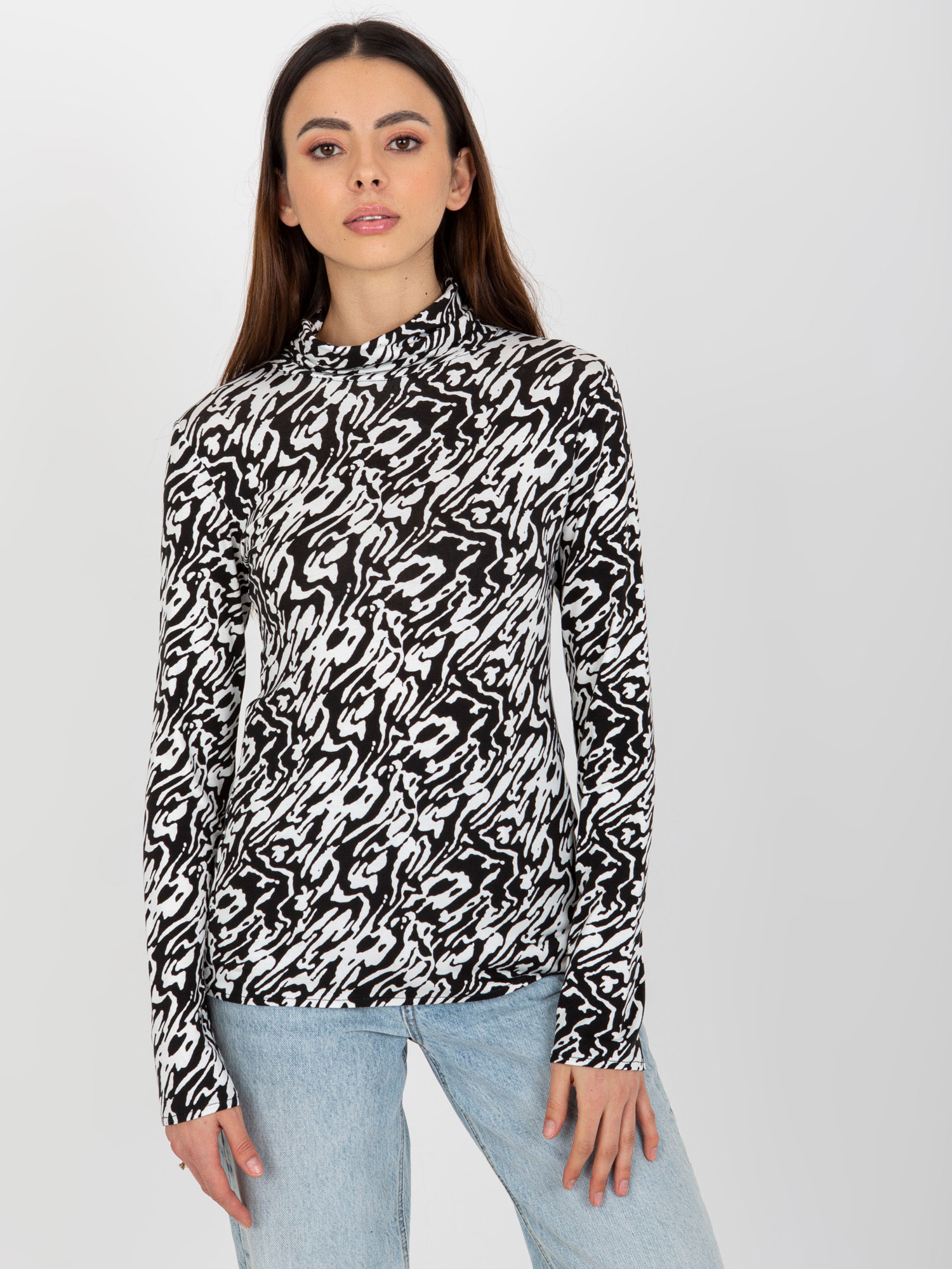 Blouse-LK-BZ-509197-1.51P-white-black