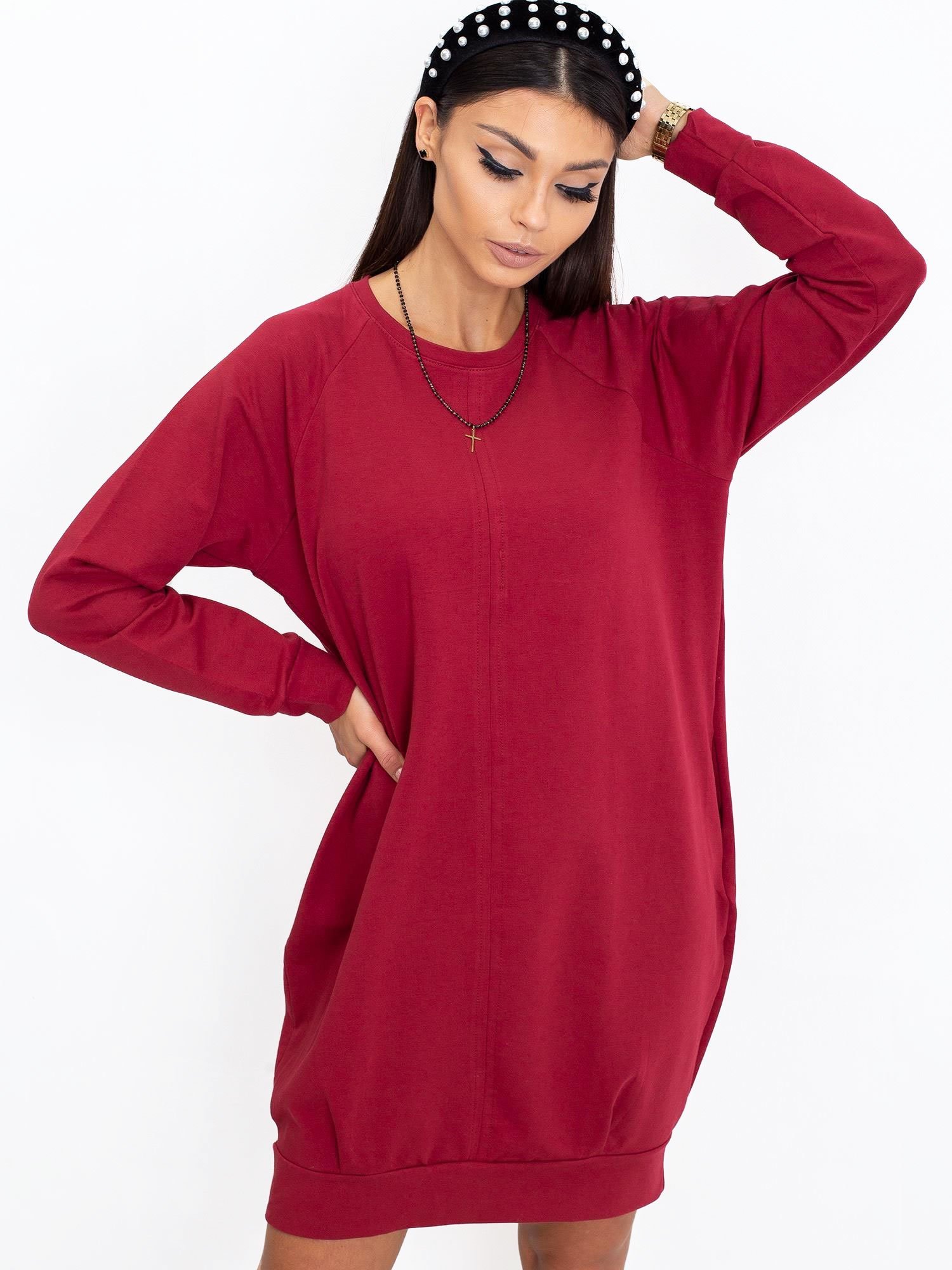 Dress-RV-TU-5184.93P-burgundy
