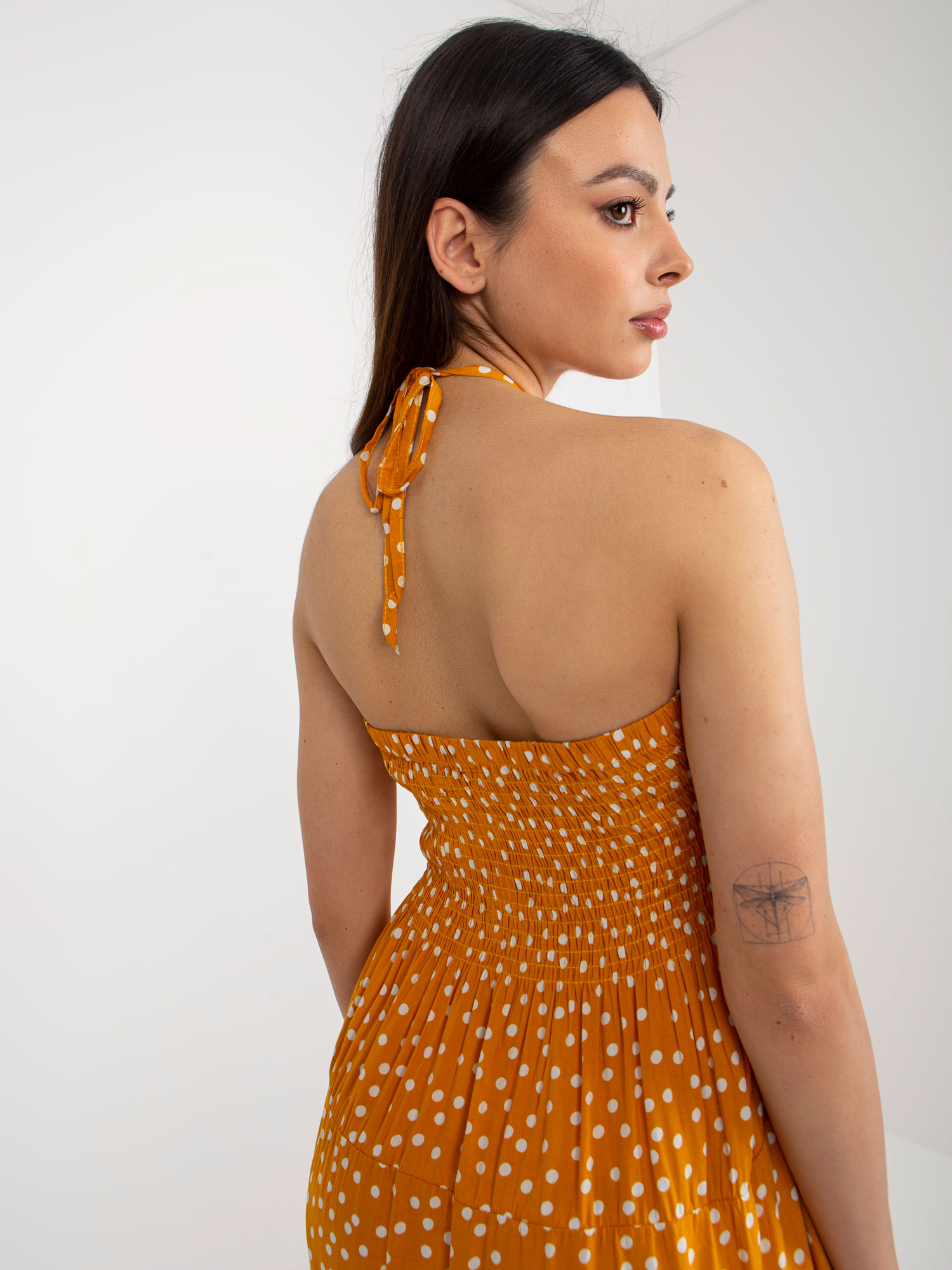 Dress-GL-SK-J6062.35P-Yellow