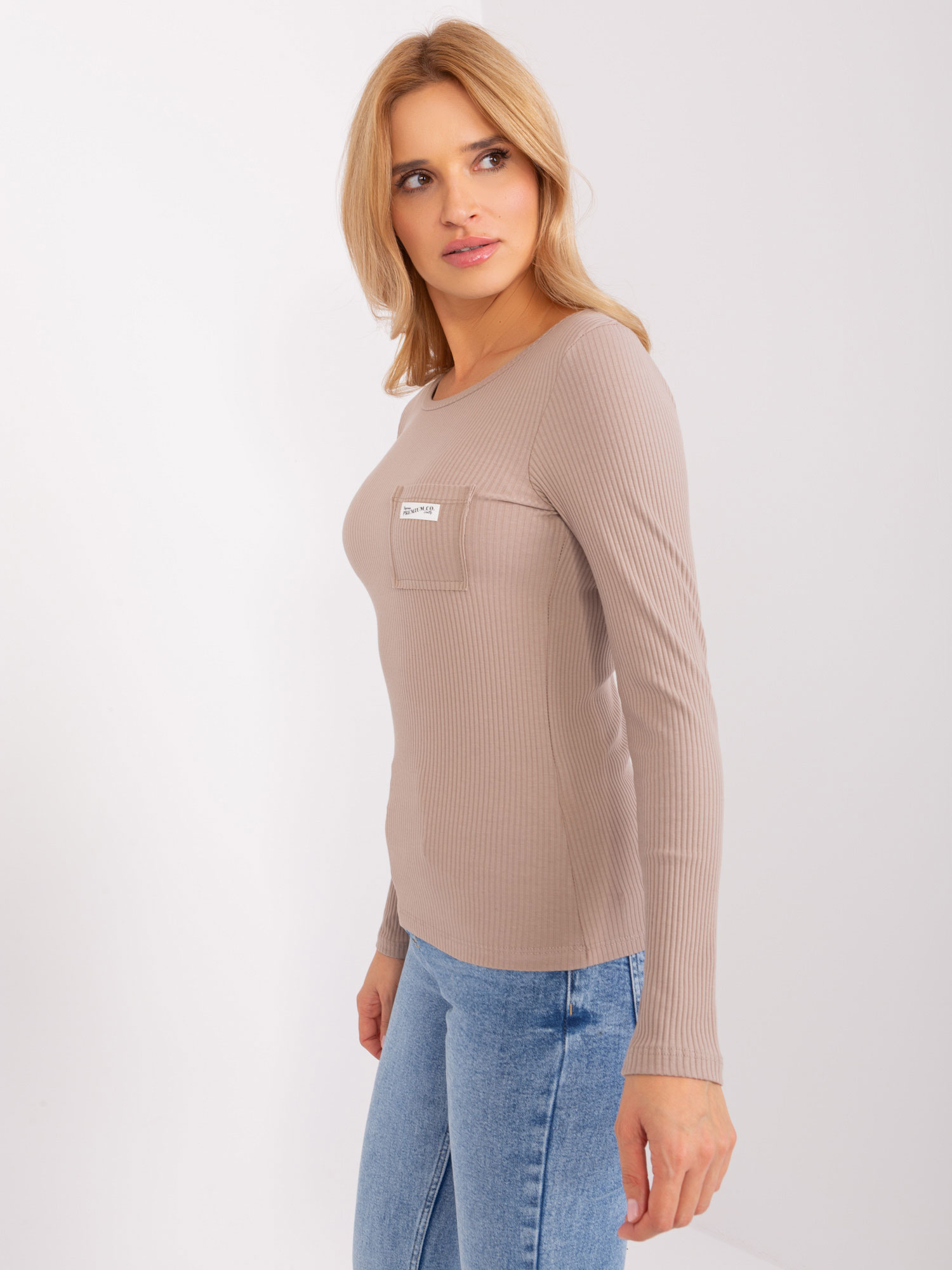 Blouse-RV-BZ-9156.07-dark beige