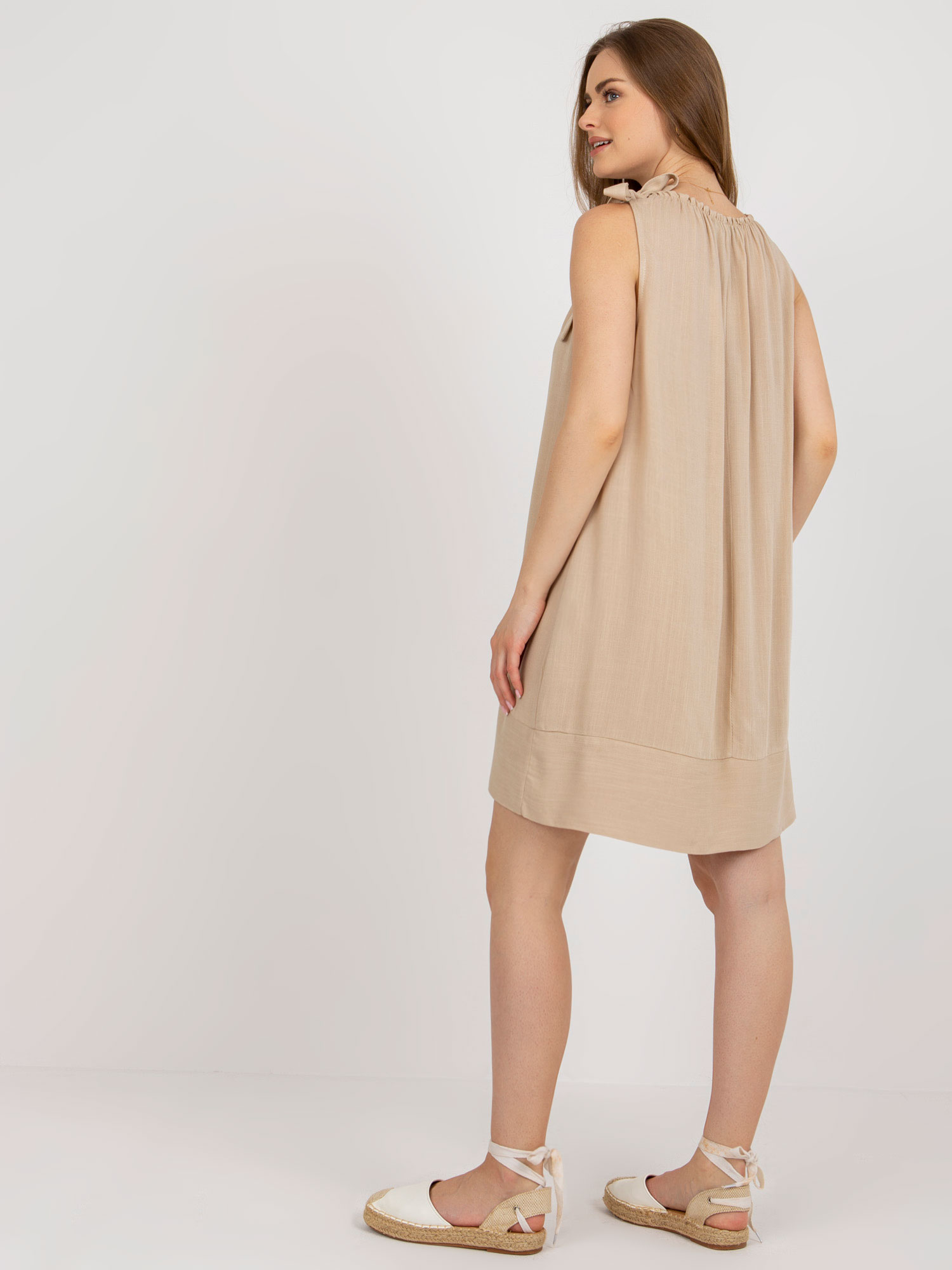 Dress-TW-SK-BI-89923.29-beige
