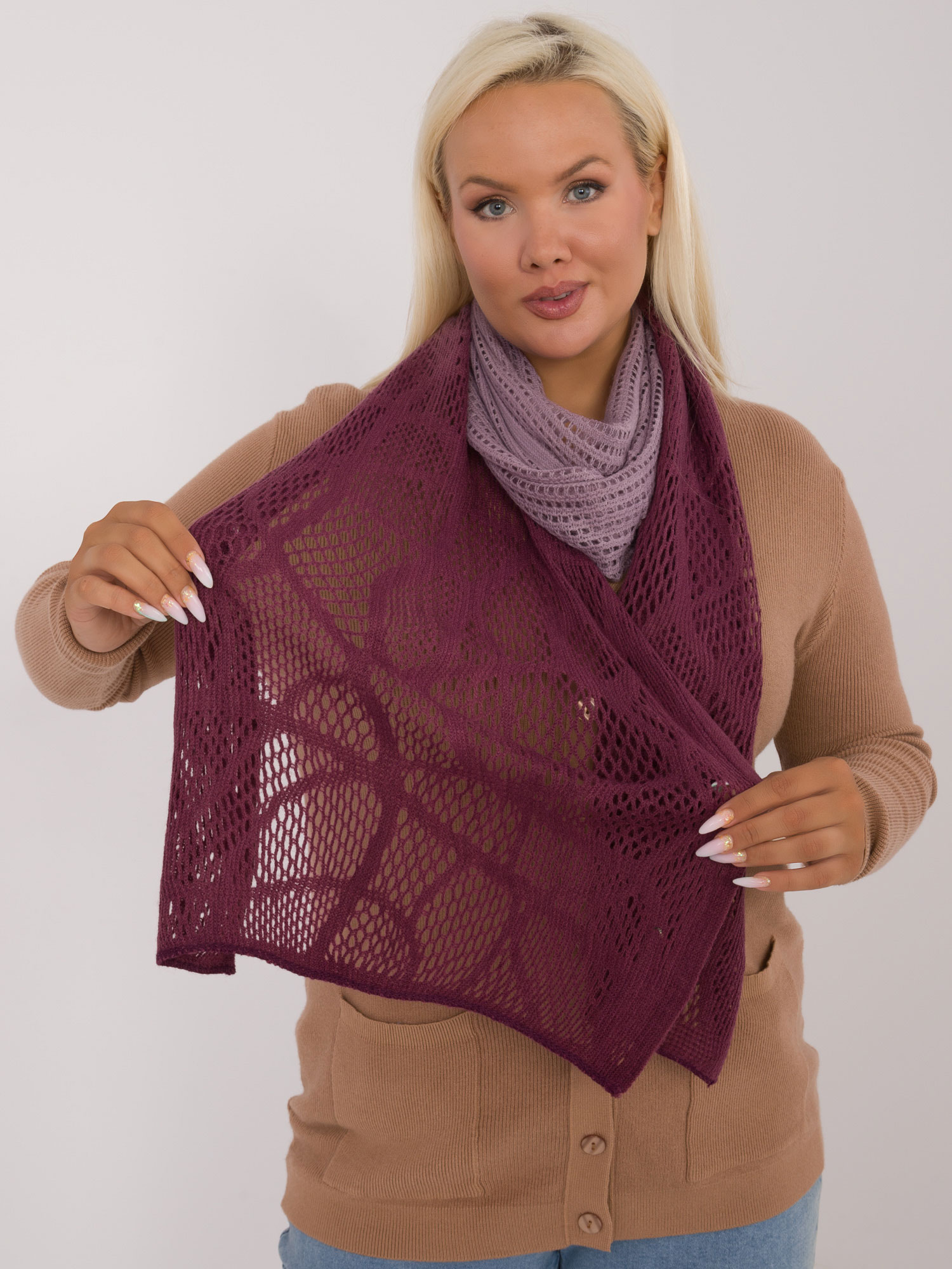 Scarf-AT-SZ-602.61-light purple