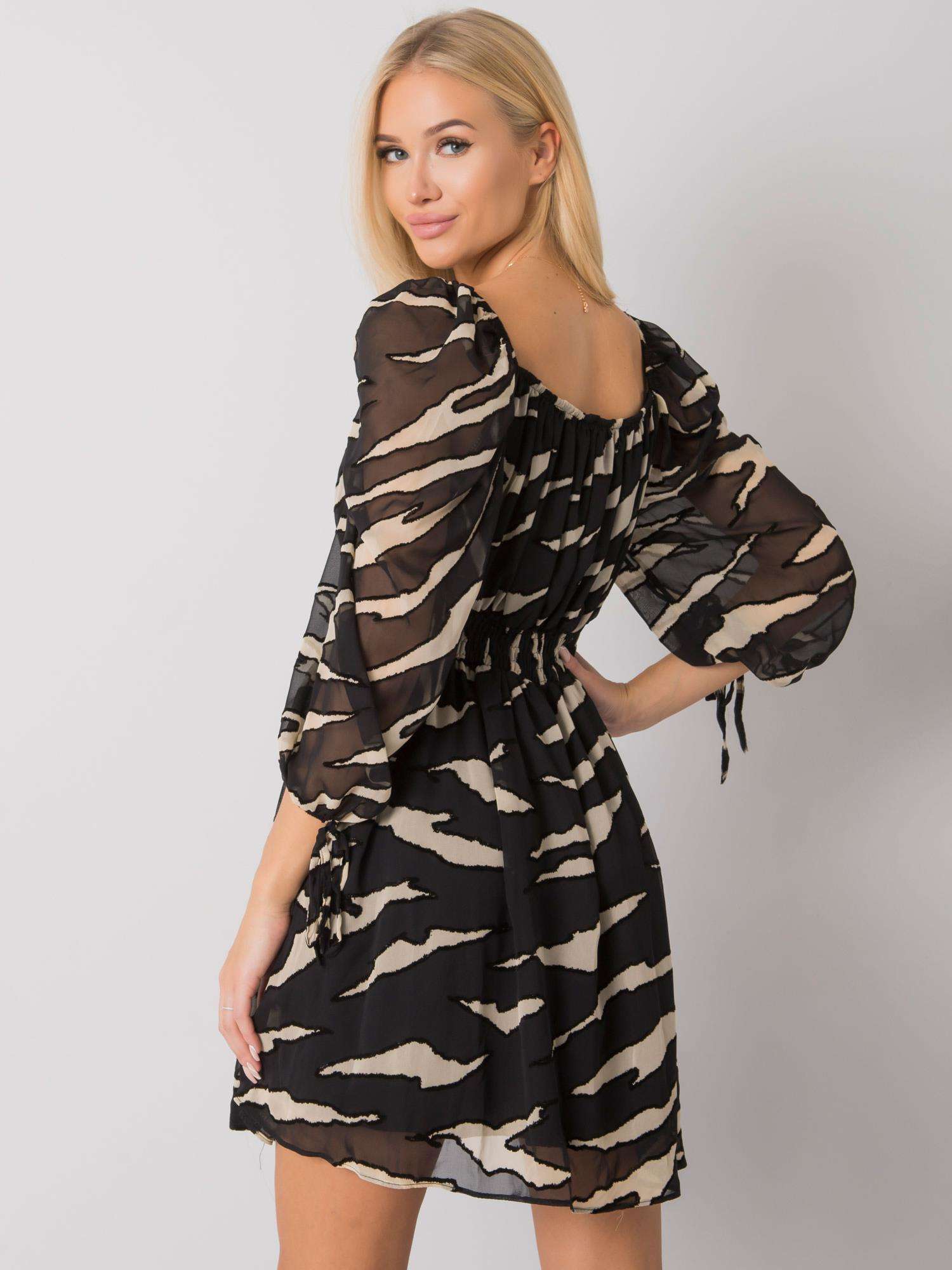 Dress-LC-SK-22K-3040.19P-Black-White