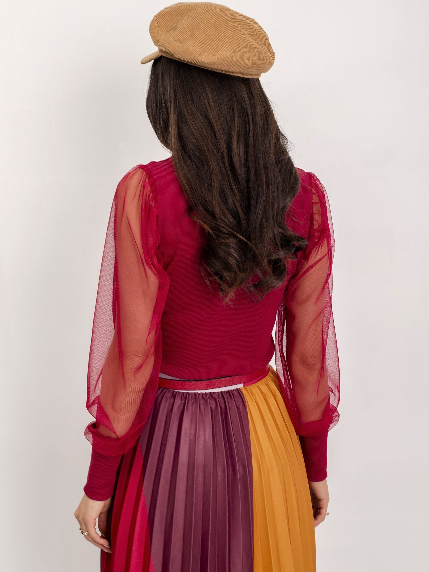 Blouse-RV-BZ-5192.16-burgundy
