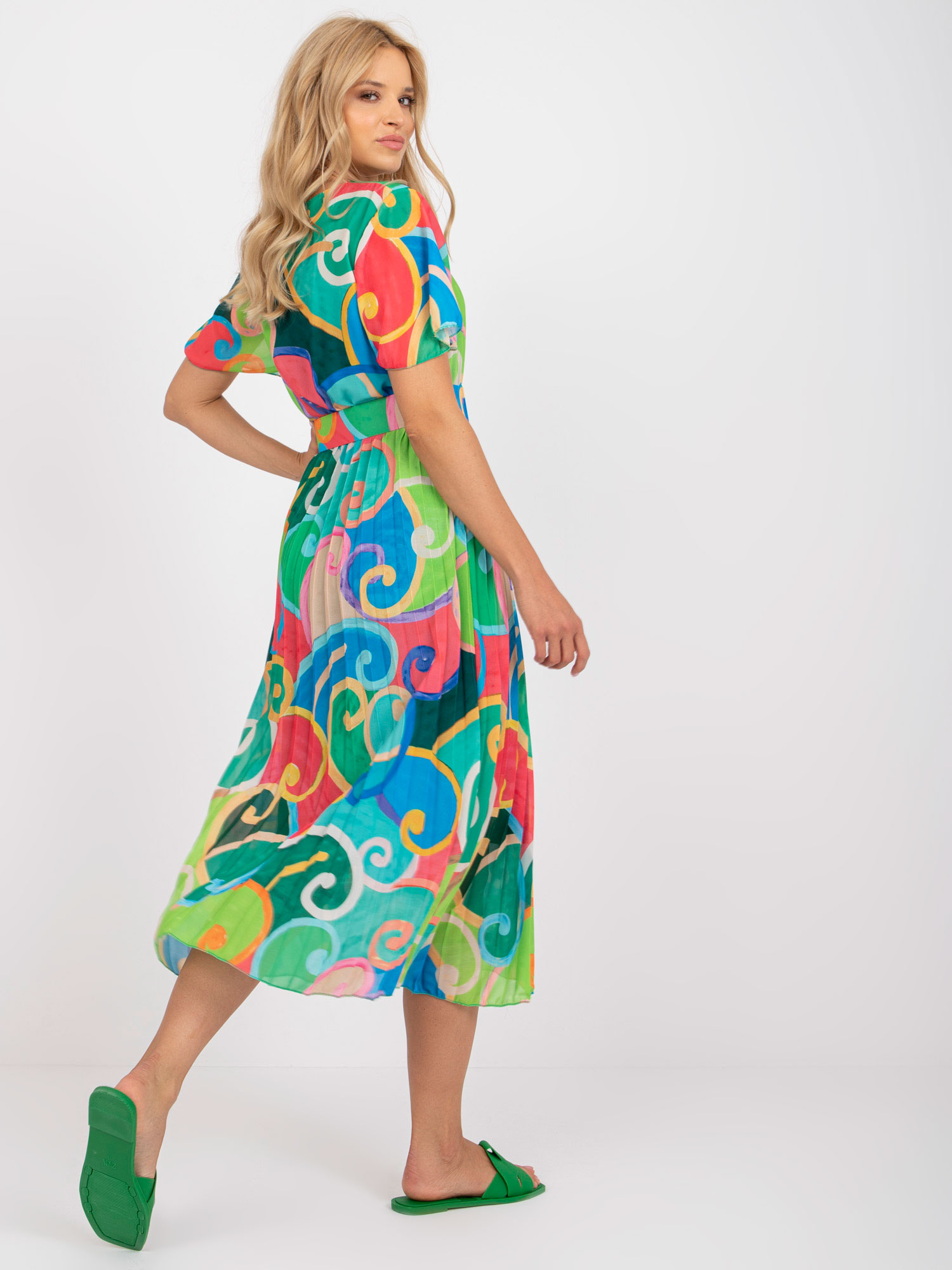 Dress-DHJ-SK-13769.66P-Green