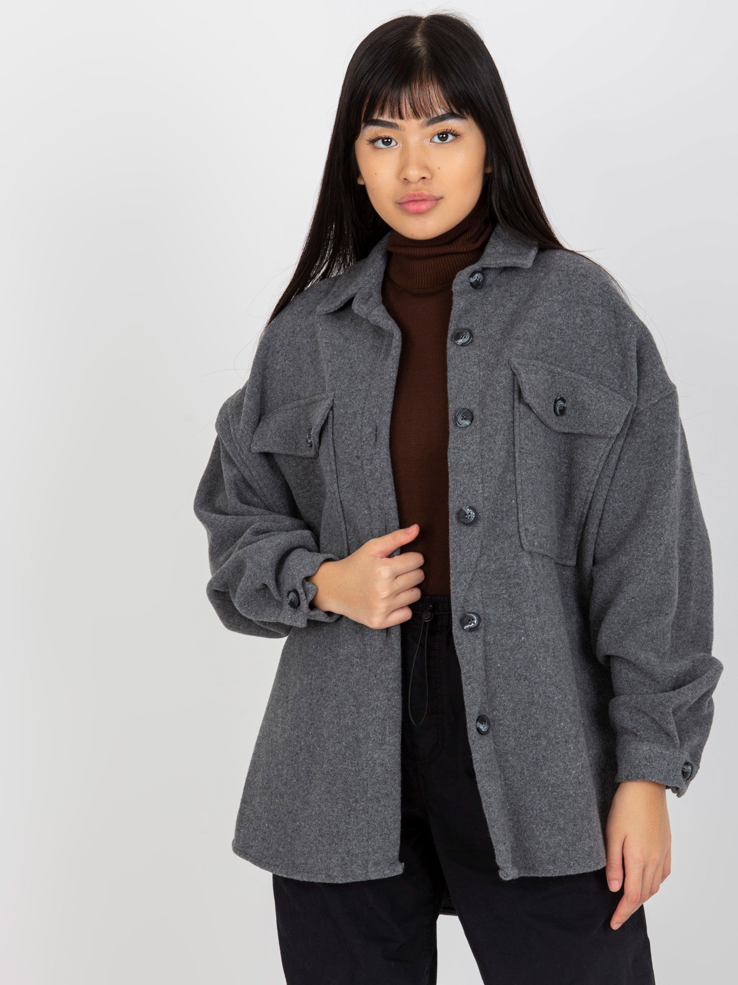 Shirt-DN-KS-4005.99P-dark gray