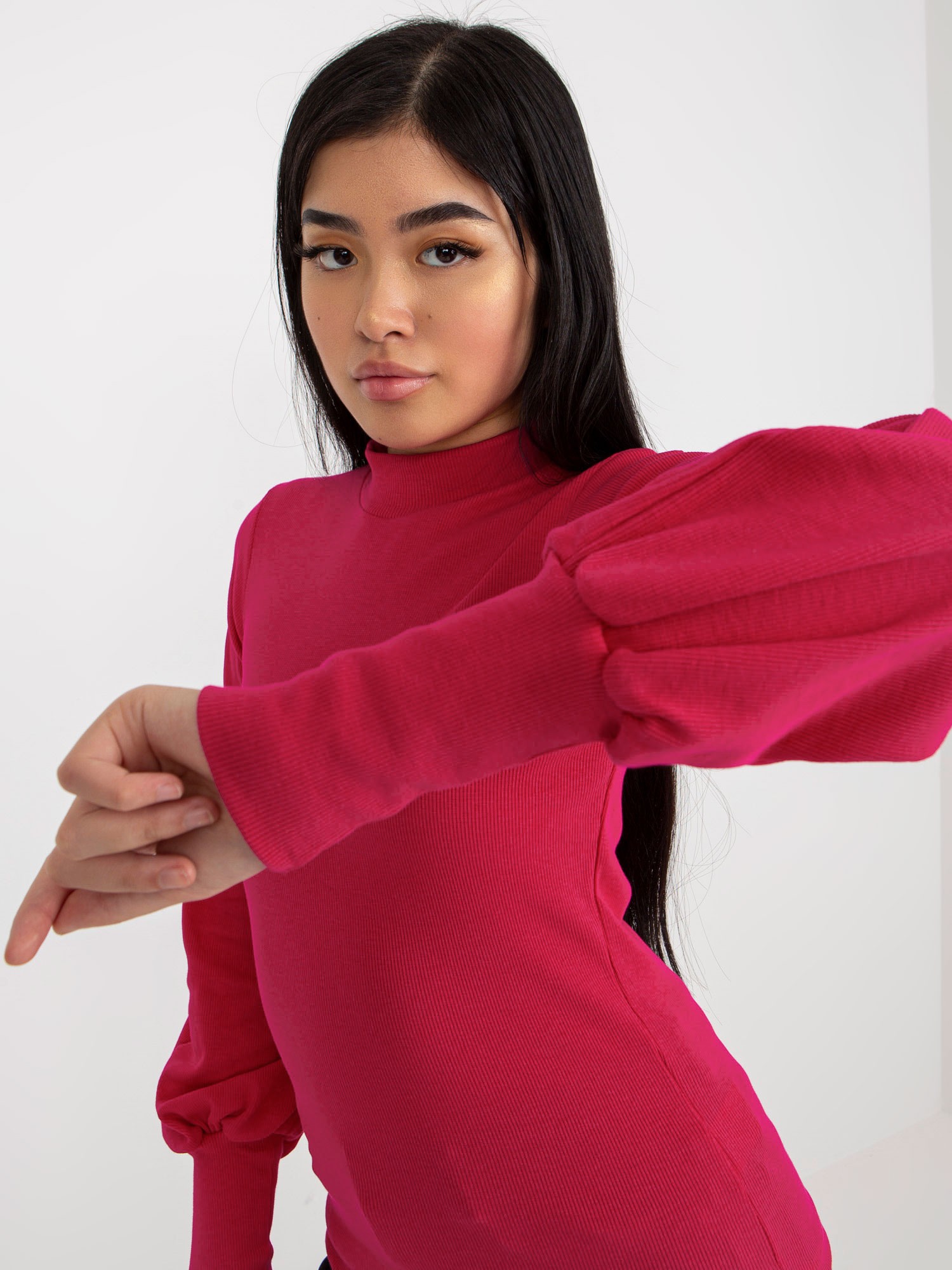 Blouse-RV-BZ-5223.15-dark fuchsia