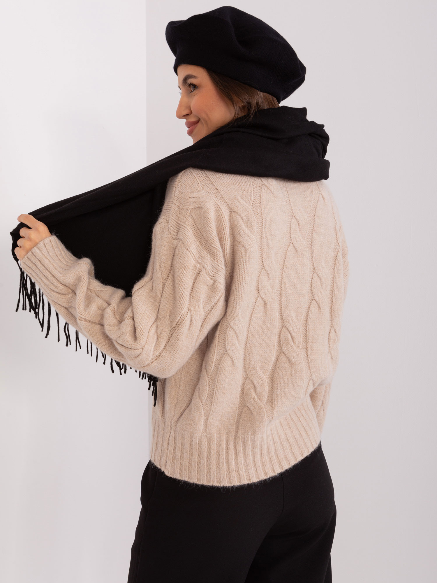 Scarf-AT-SZ-23185.90P-black