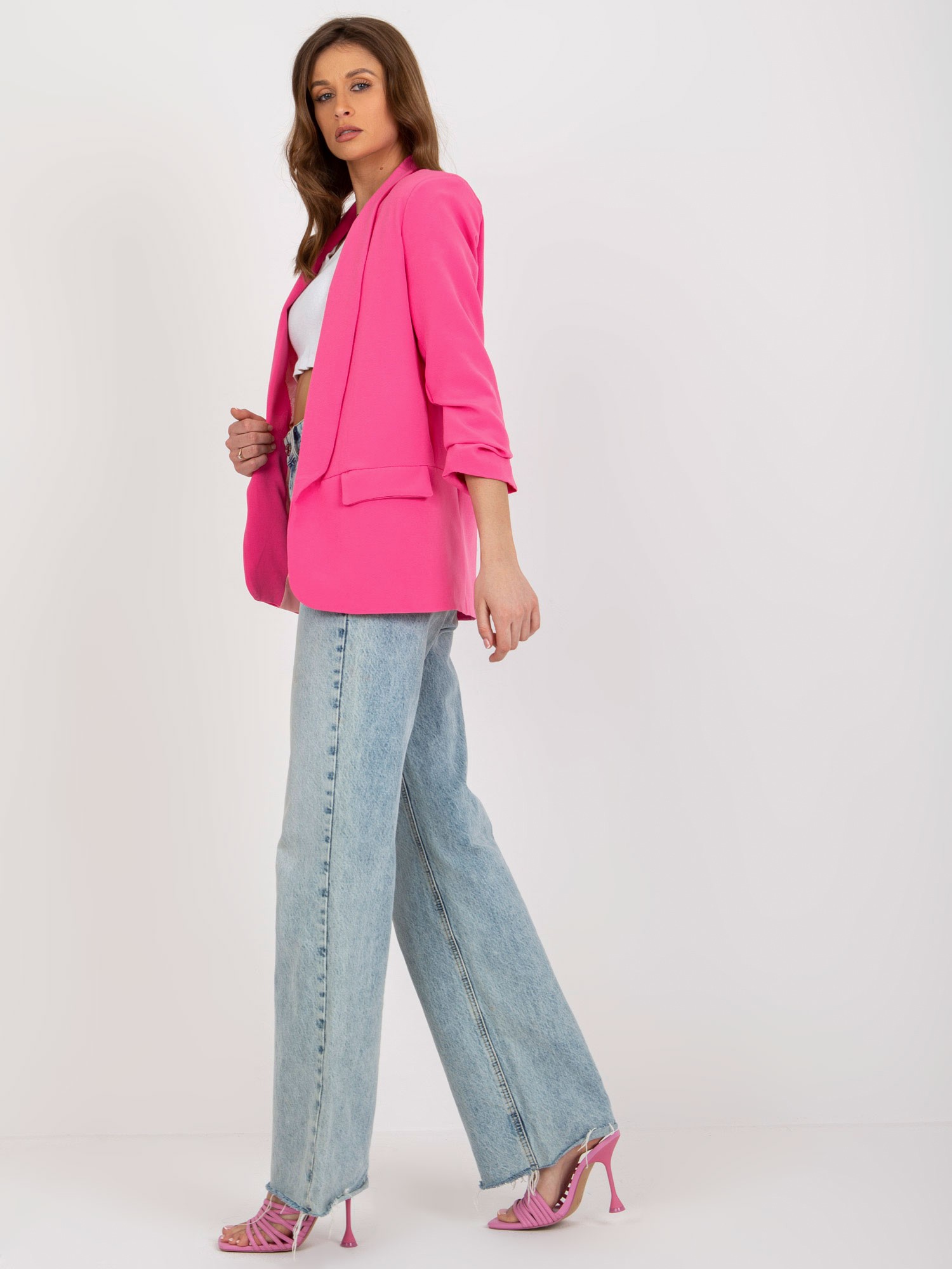 Blazer-DHJ-MA-7684.15P-pink
