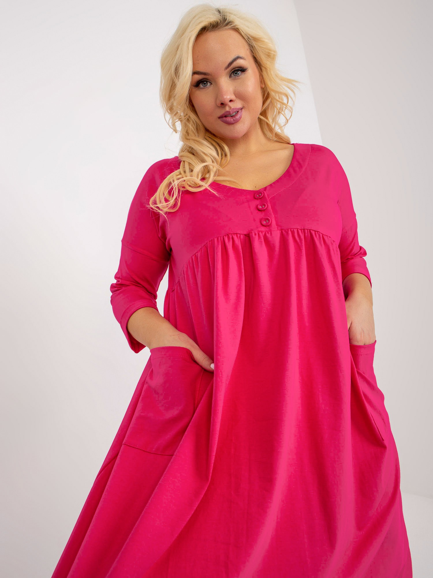 Dress-RV-SK-8529.37P-Fuchsia