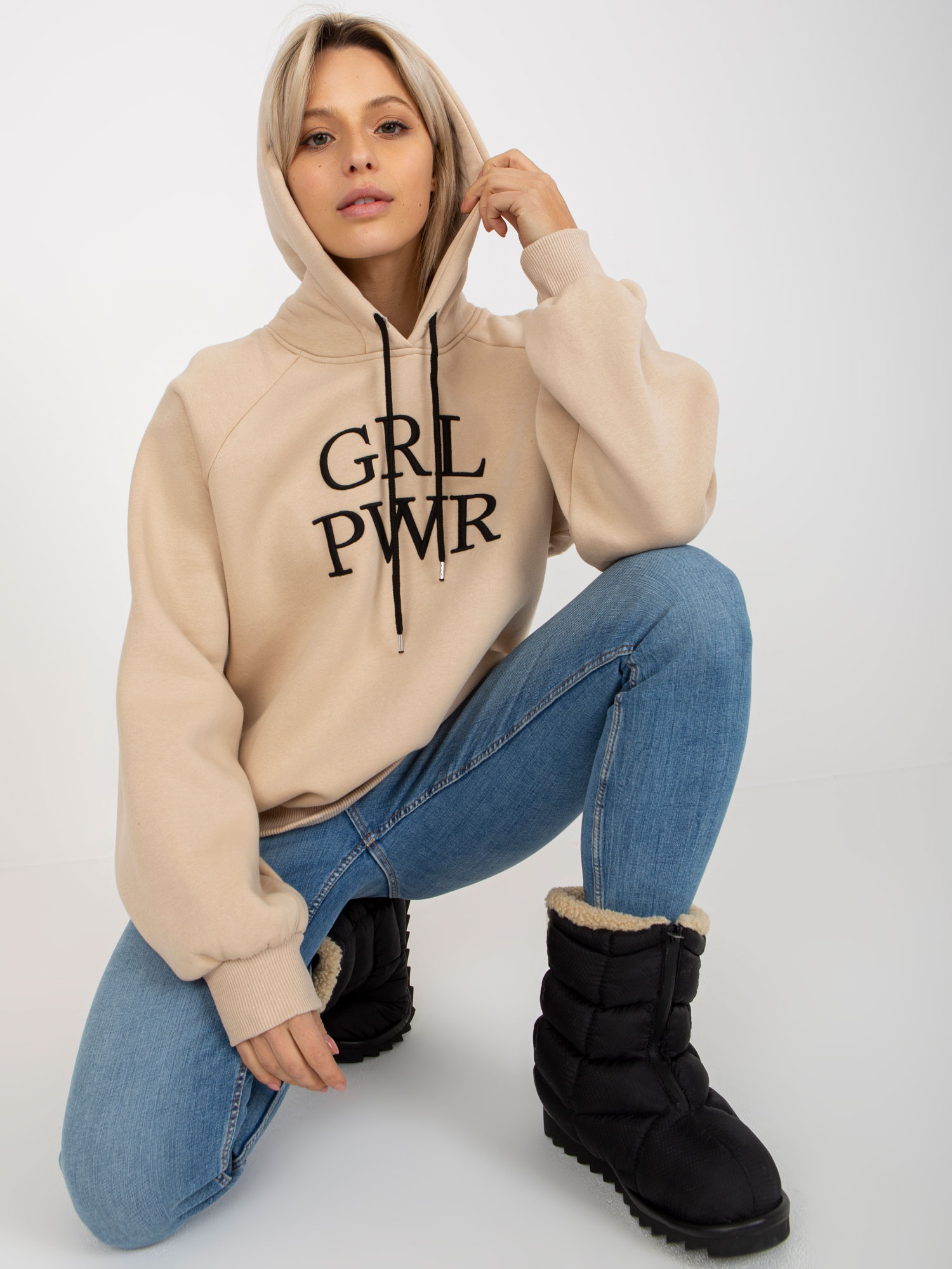 Sweatshirt-EM-BL-651/3.39X-beige