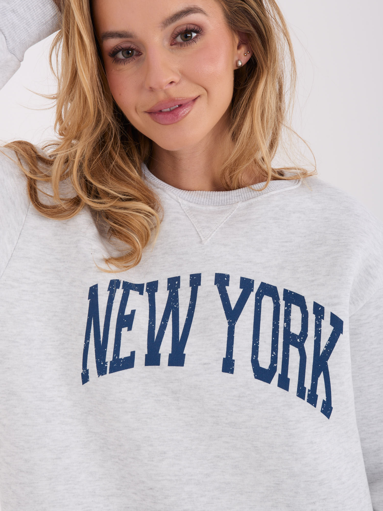 Svetlosivá mikina New York