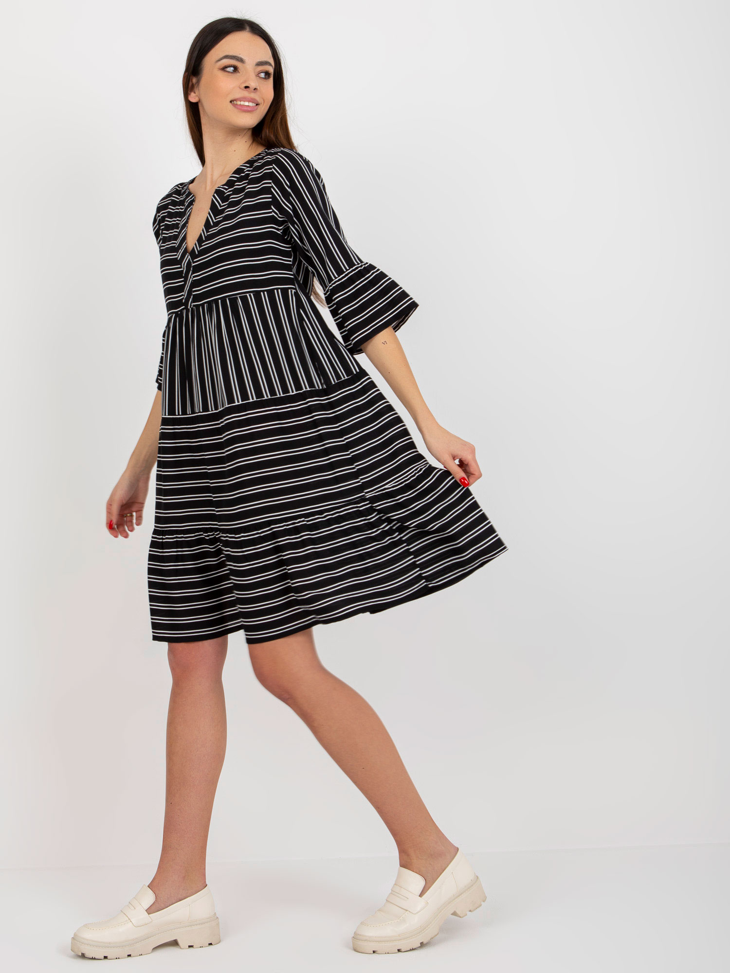 Dress-D73771M30214H-black