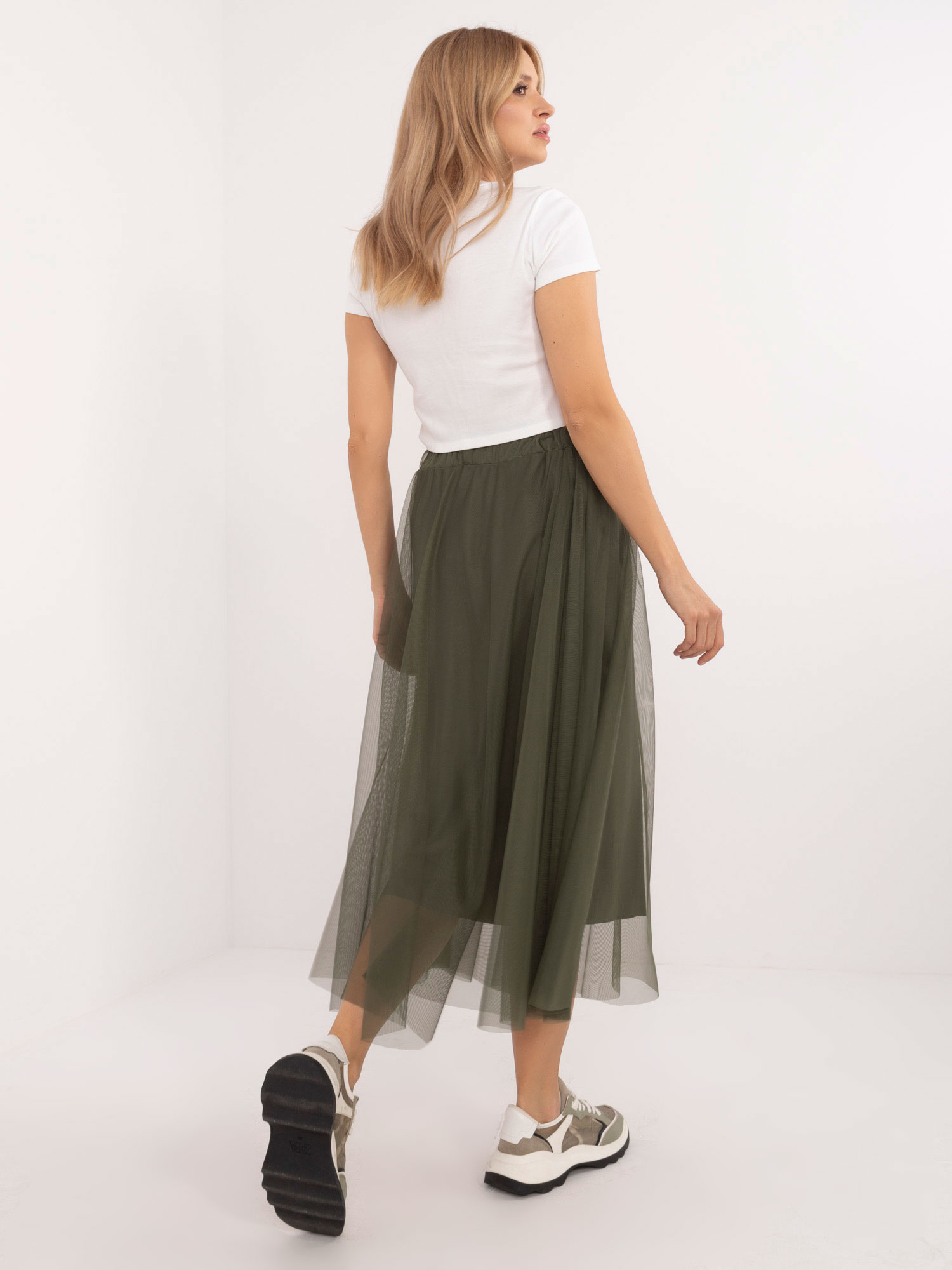 Skirt-DHJ-SD-19568.13X-khaki