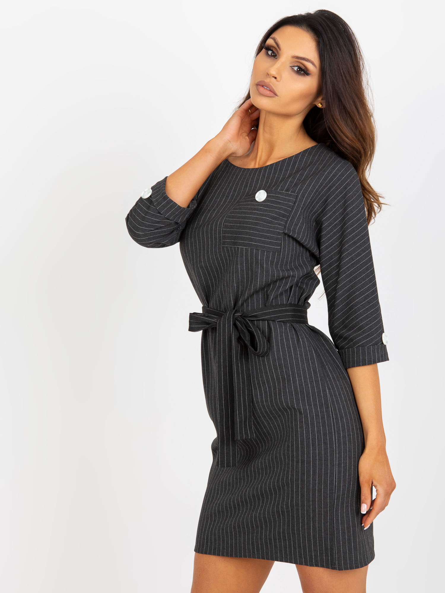 Dress-LK-SK-507724.10-dark gray
