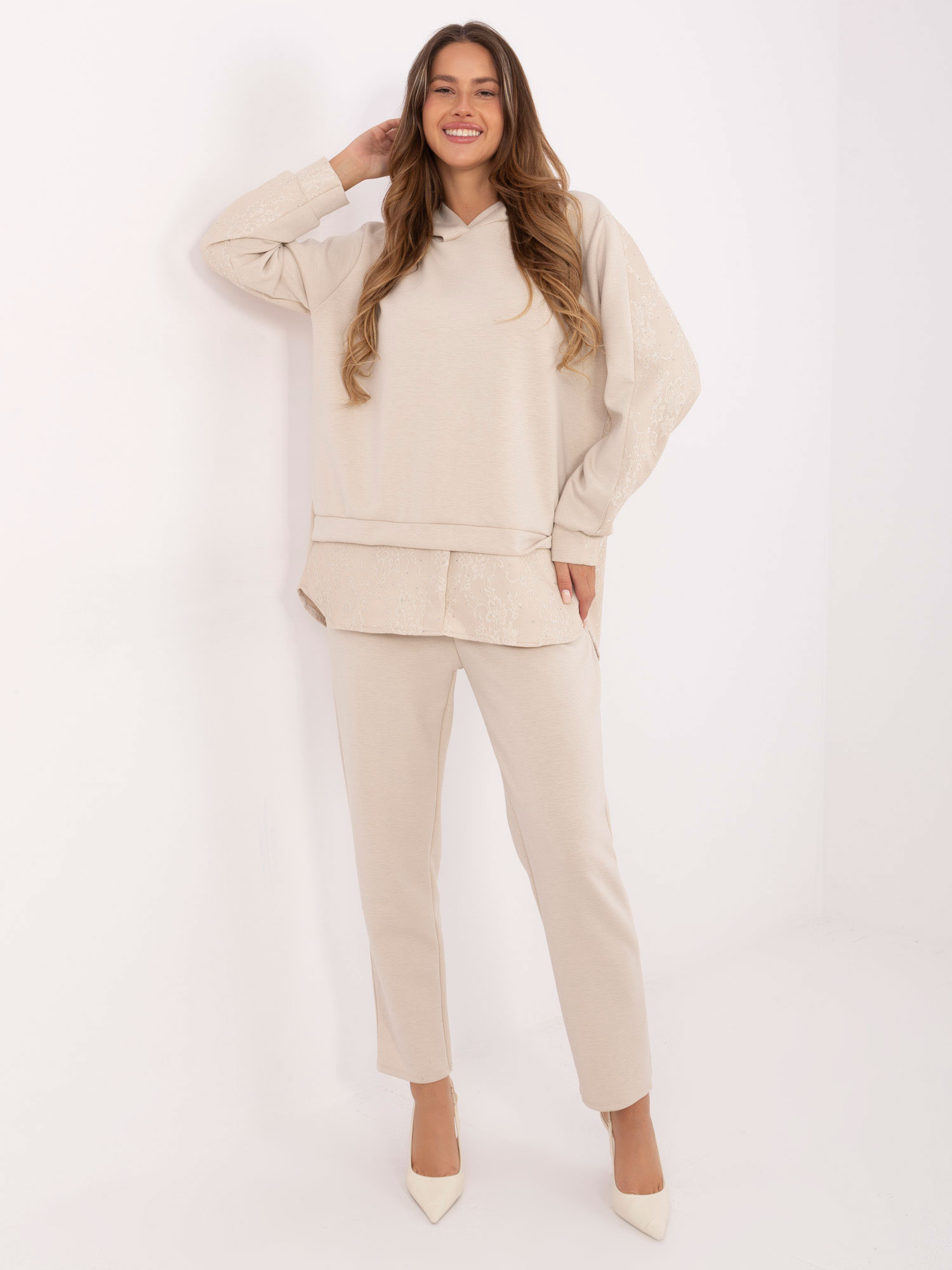 Sada IT KMPL 9860.61 světle béžová jedna velikost