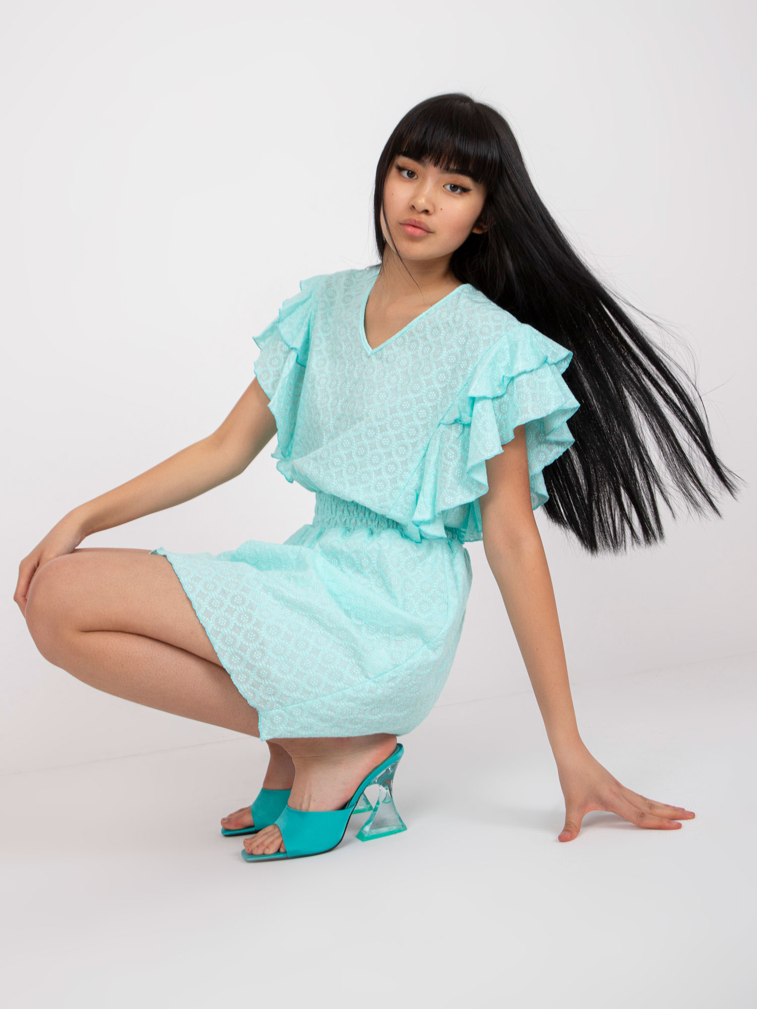 Dress-LK-SK-508169.41P-mint