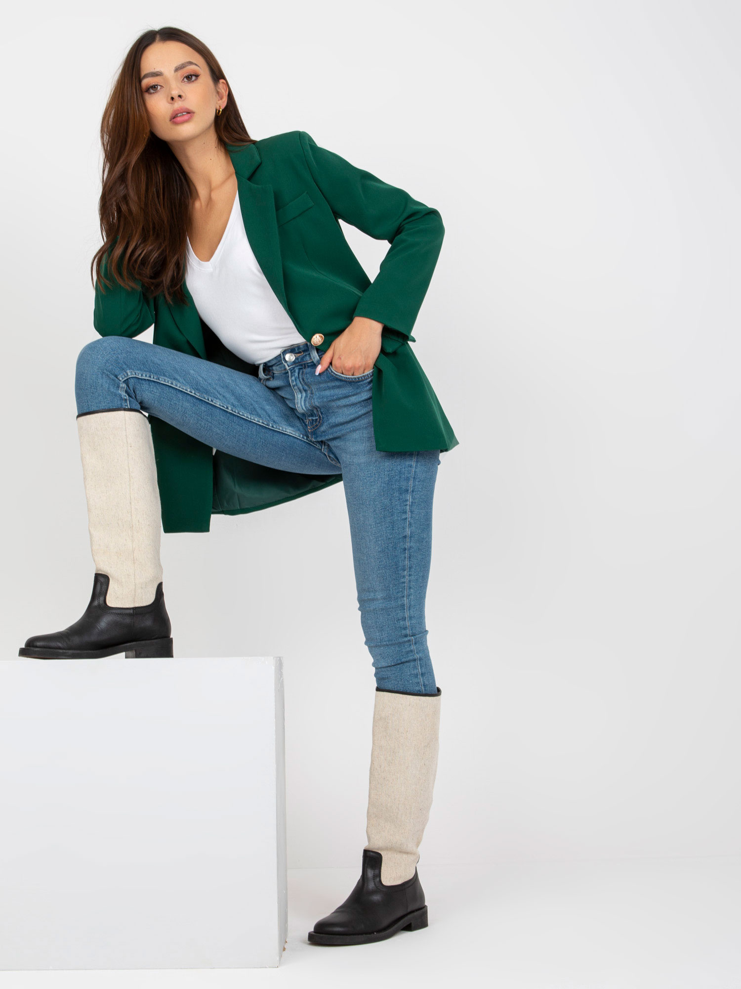 Blazer-DHJ-MA-15556.22X-Dark Green