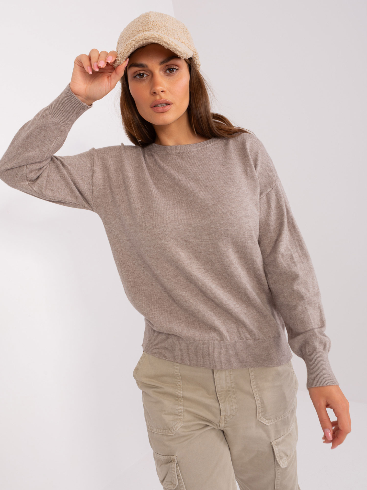 Sweater-AT-SW-2325.95P-dark beige
