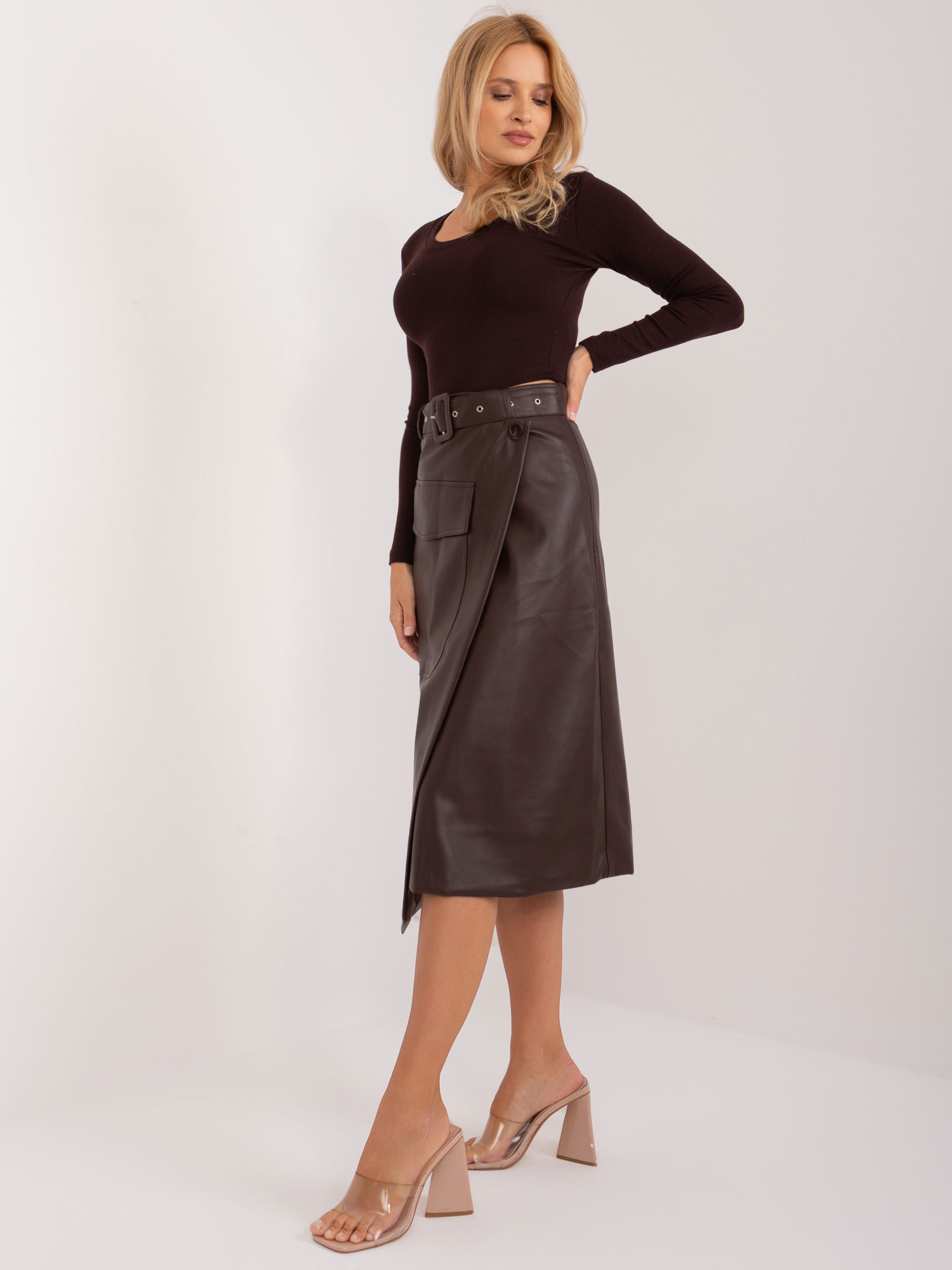 Skirt-EM-SD-B9326.64-dark brown