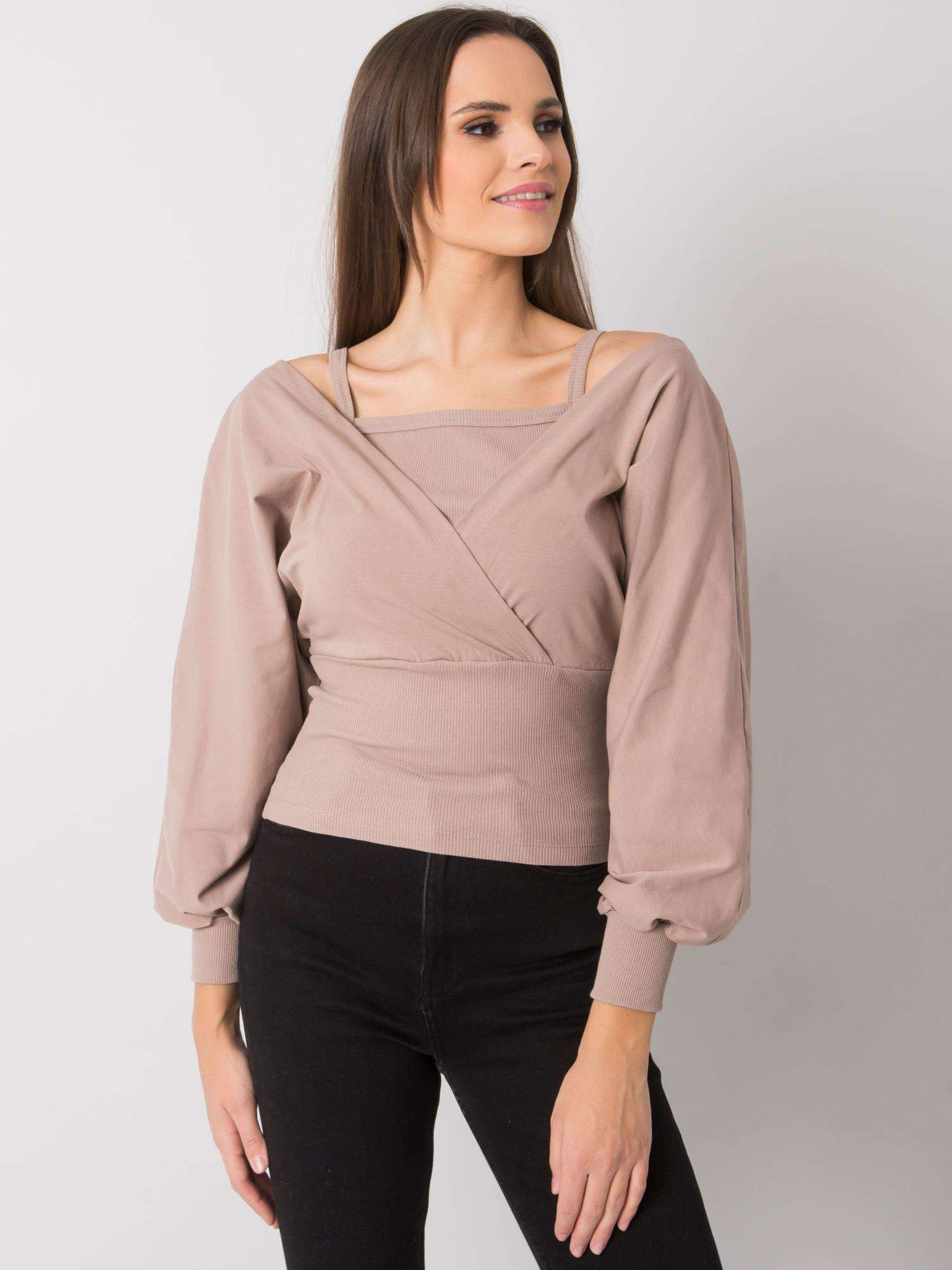Blouse-RV-BZ-7311.02X-dark beige