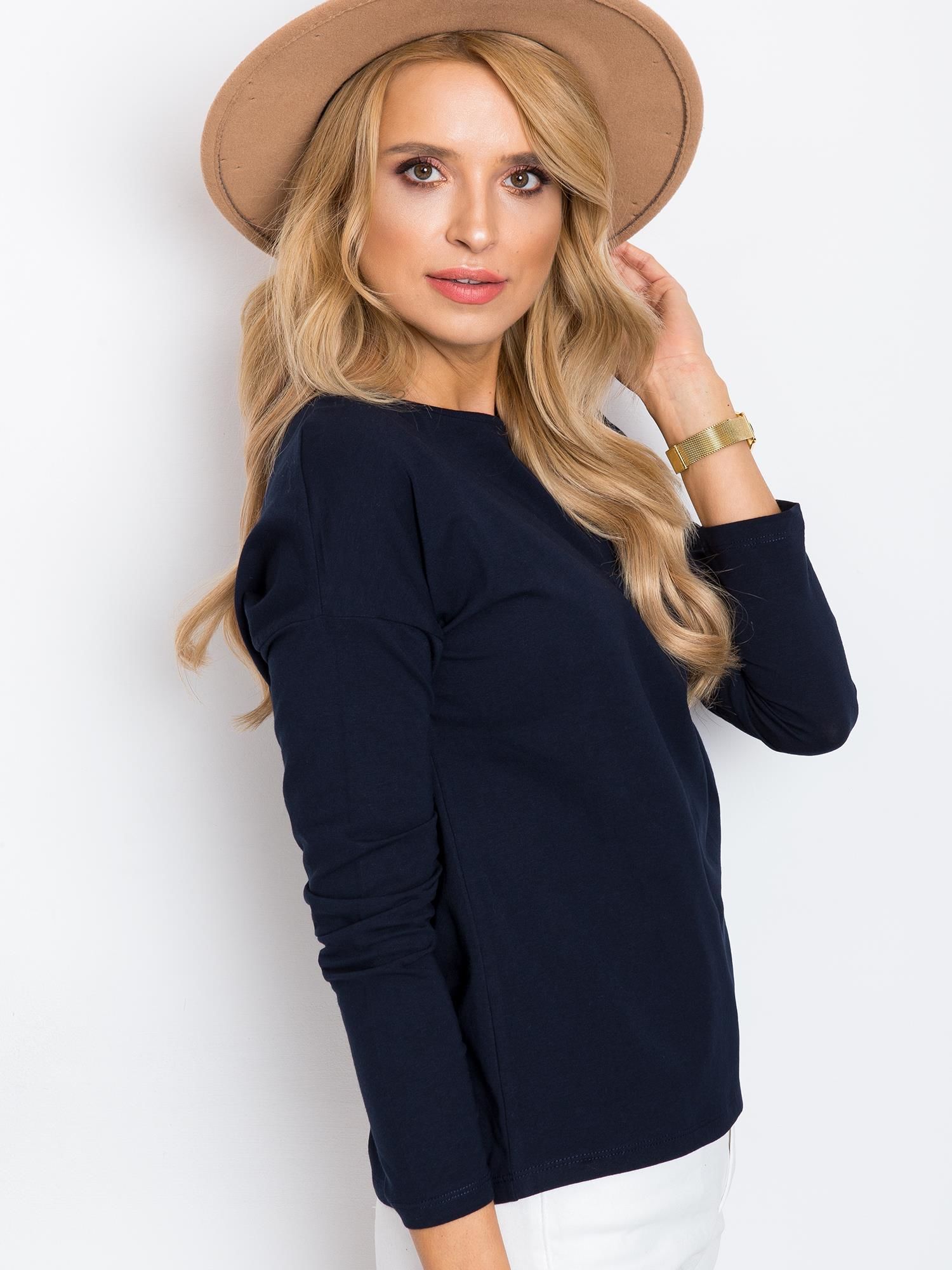 Blouse-RV-BZ-5121.28P-navy blue