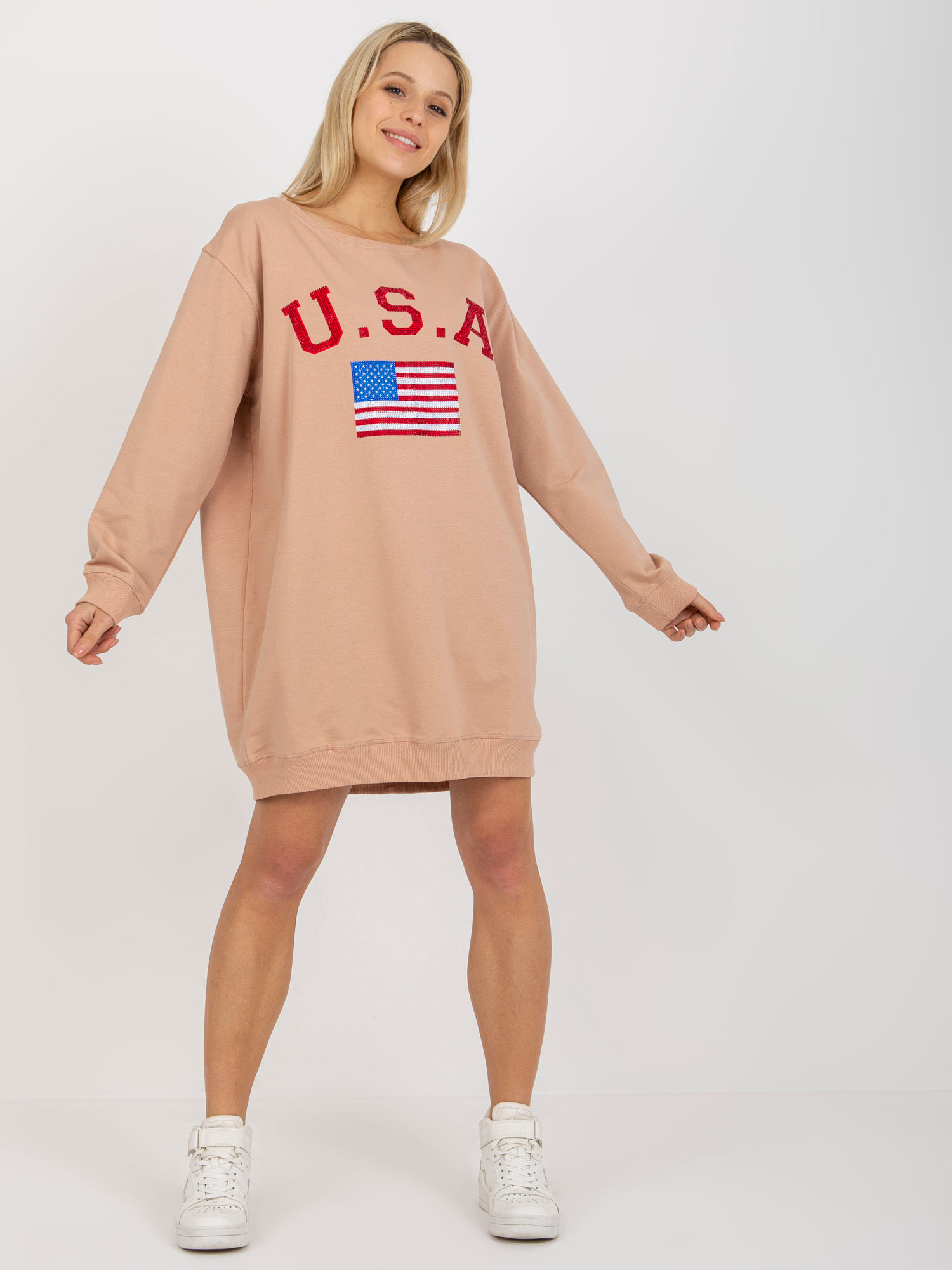 Sweatshirt-VI-BL-3192.23P-dark beige
