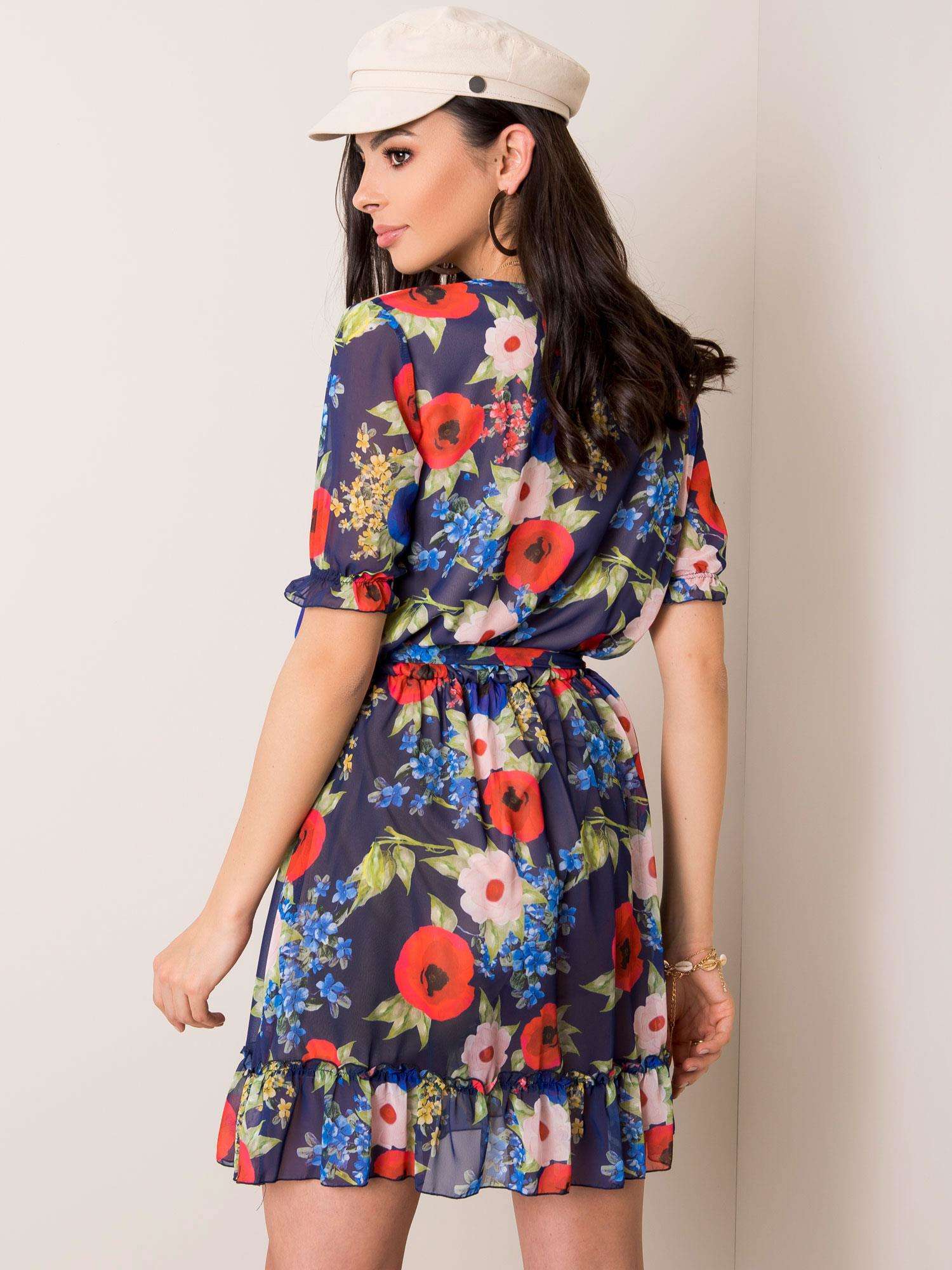 Dress-LK-SK-507626.70-navy blue