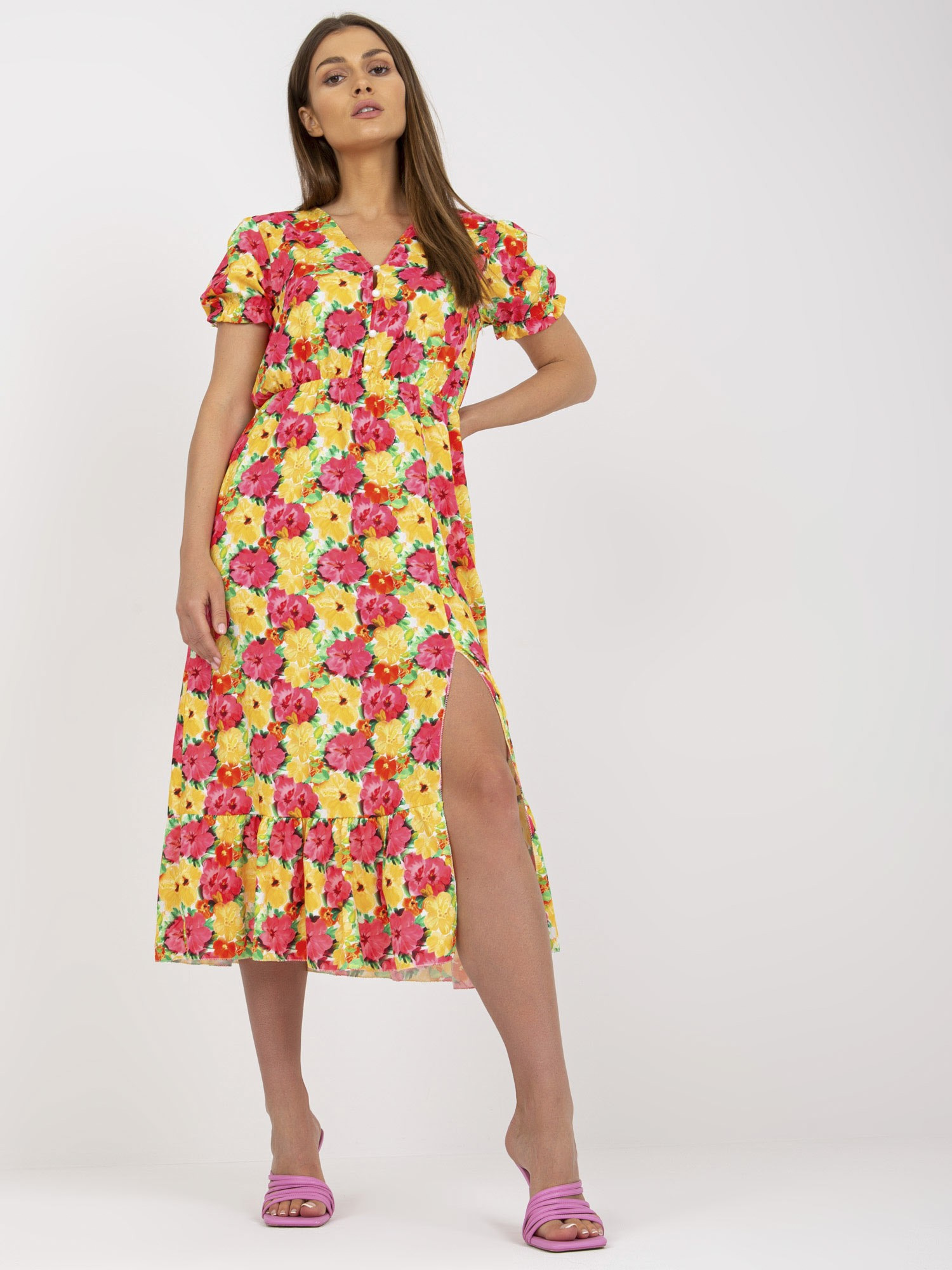 Dress-DHJ-SK-7006-3.39-yellow