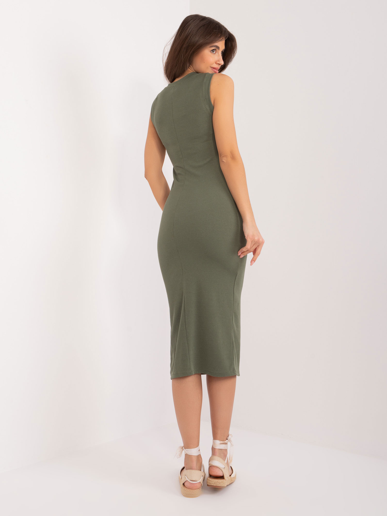 Dress-DHJ-SK-17732.22-khaki