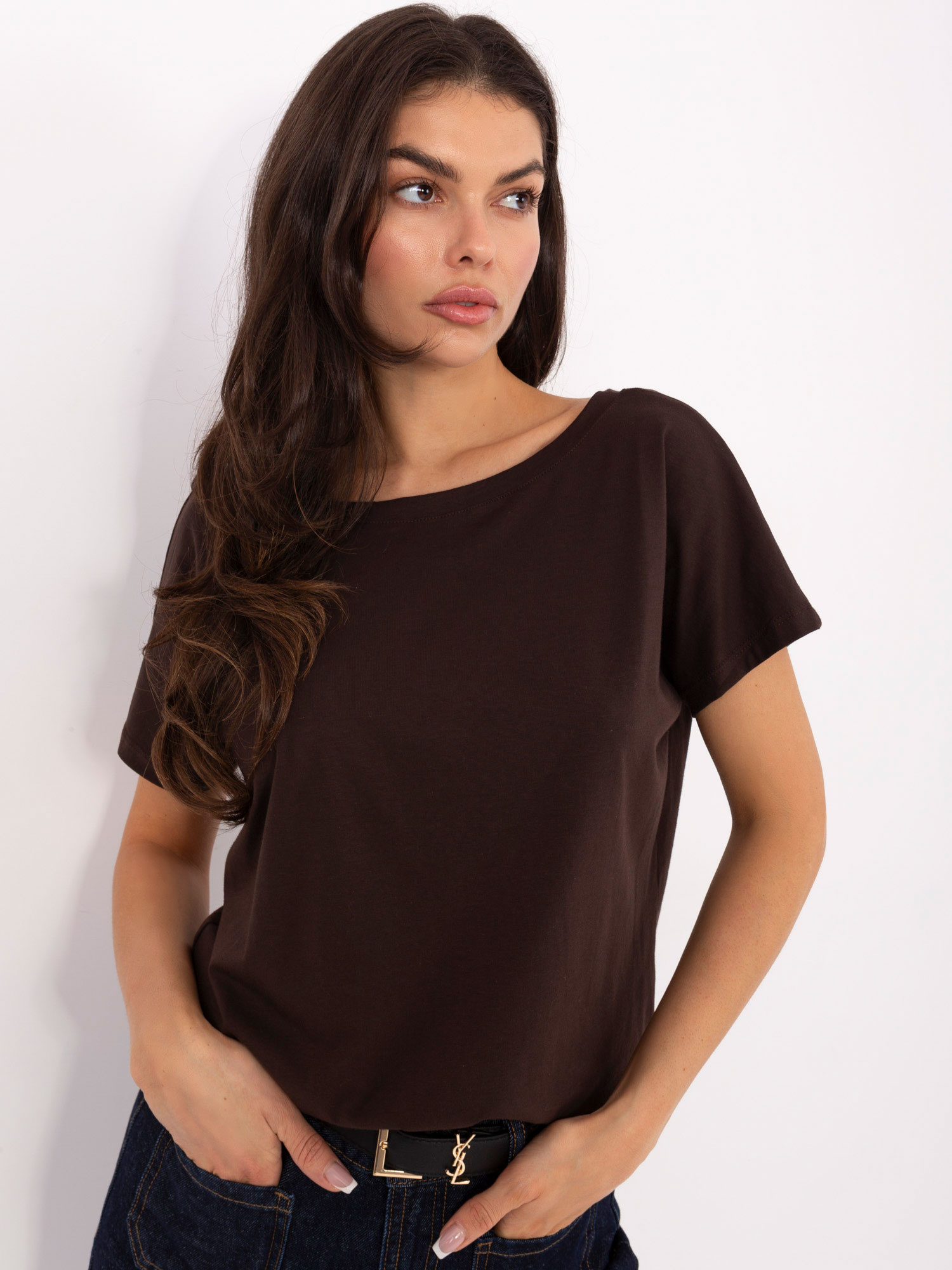 T-shirt-RV-TS-4662.04X-dark brown