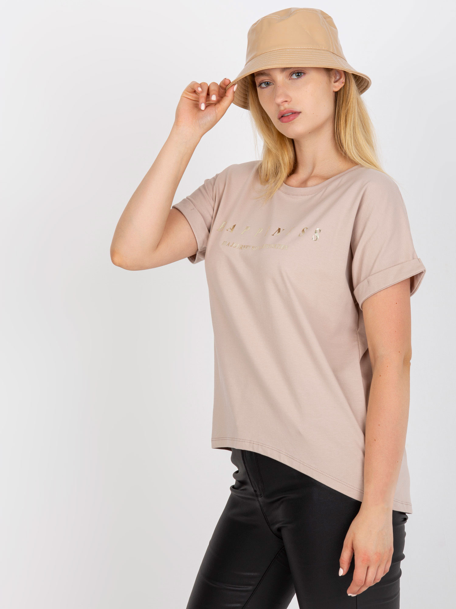 T-shirt-RV-TS-7776.02P-beige
